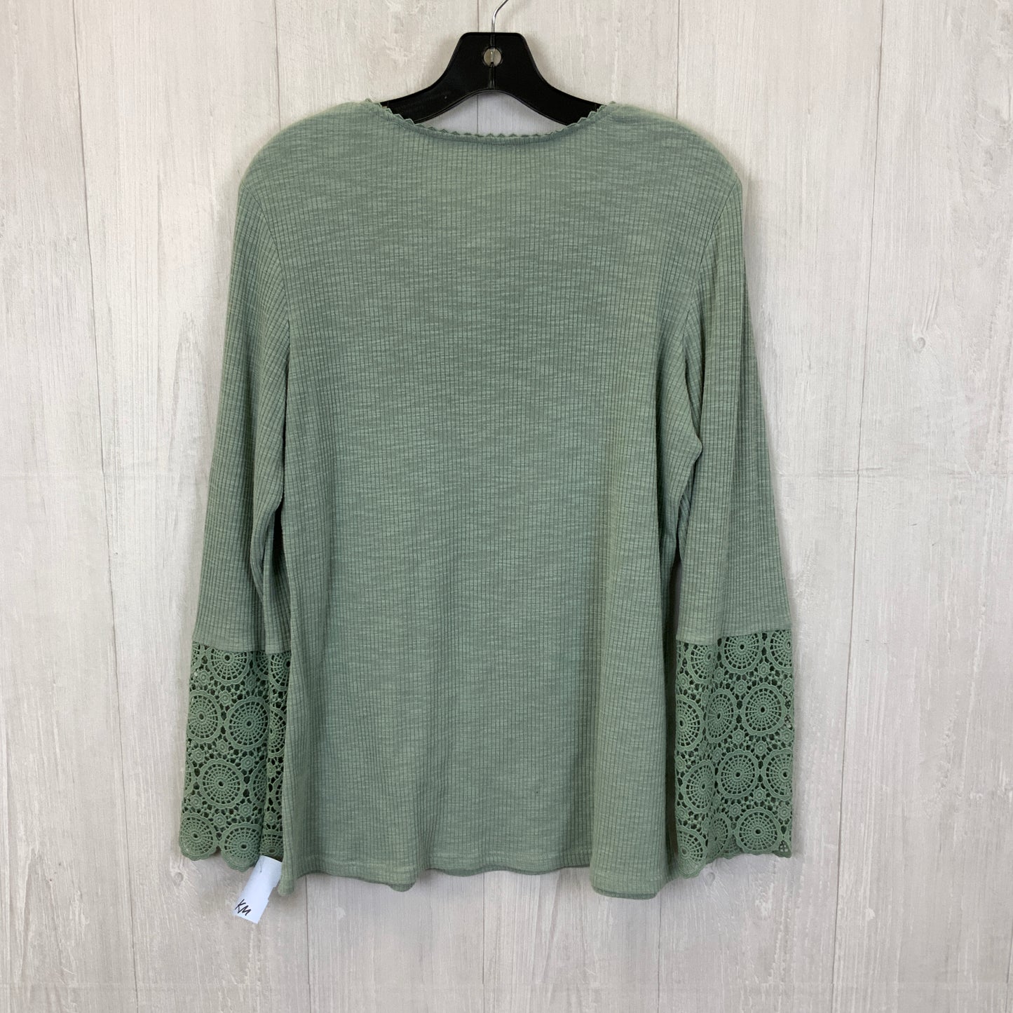 Top Long Sleeve By Clothes Mentor In Green, Size: Xl