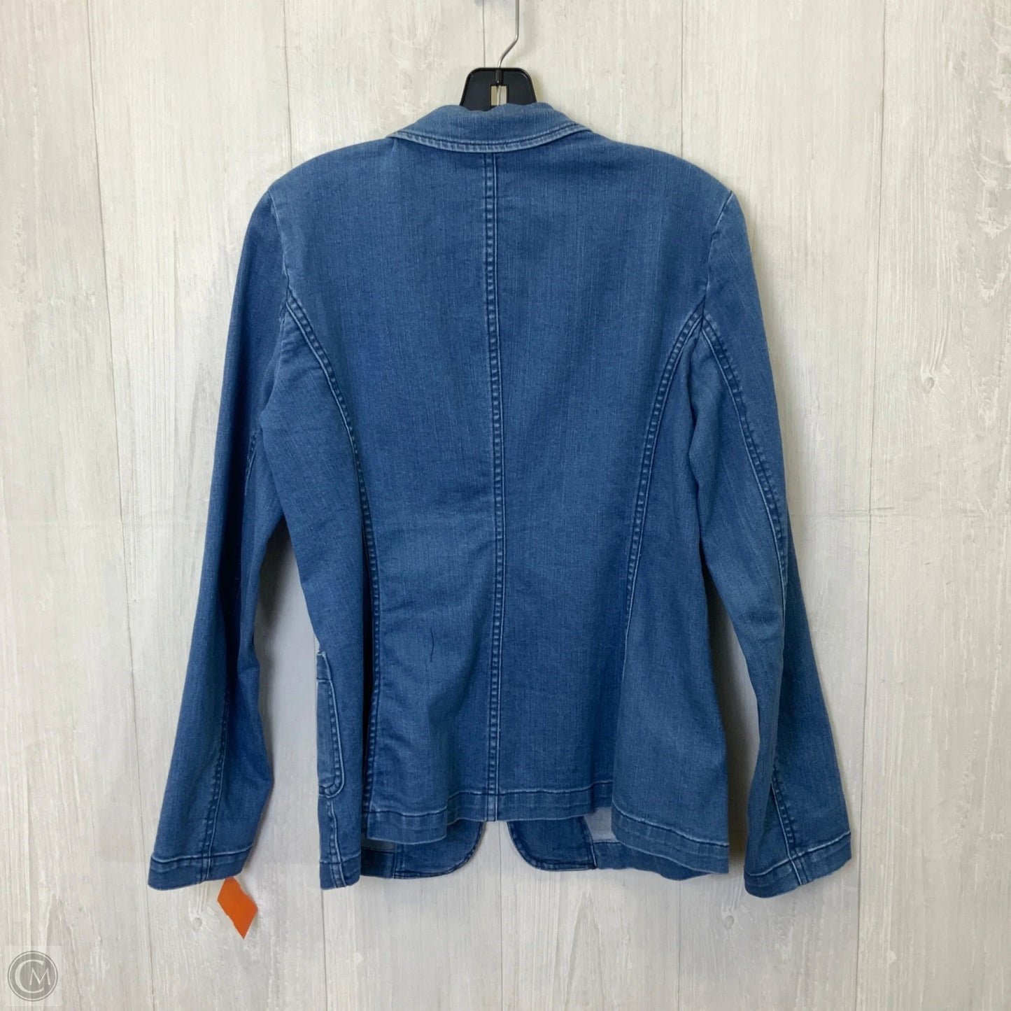 Blazer By Vince Camuto In Blue Denim, Size: M
