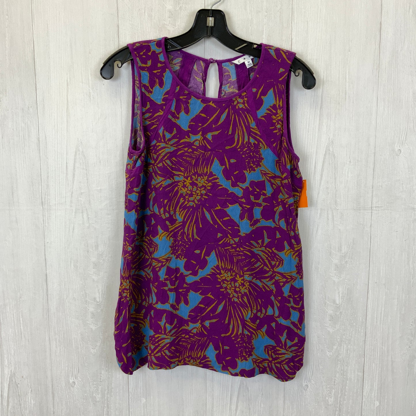 Top Sleeveless By Cabi In Purple, Size: M