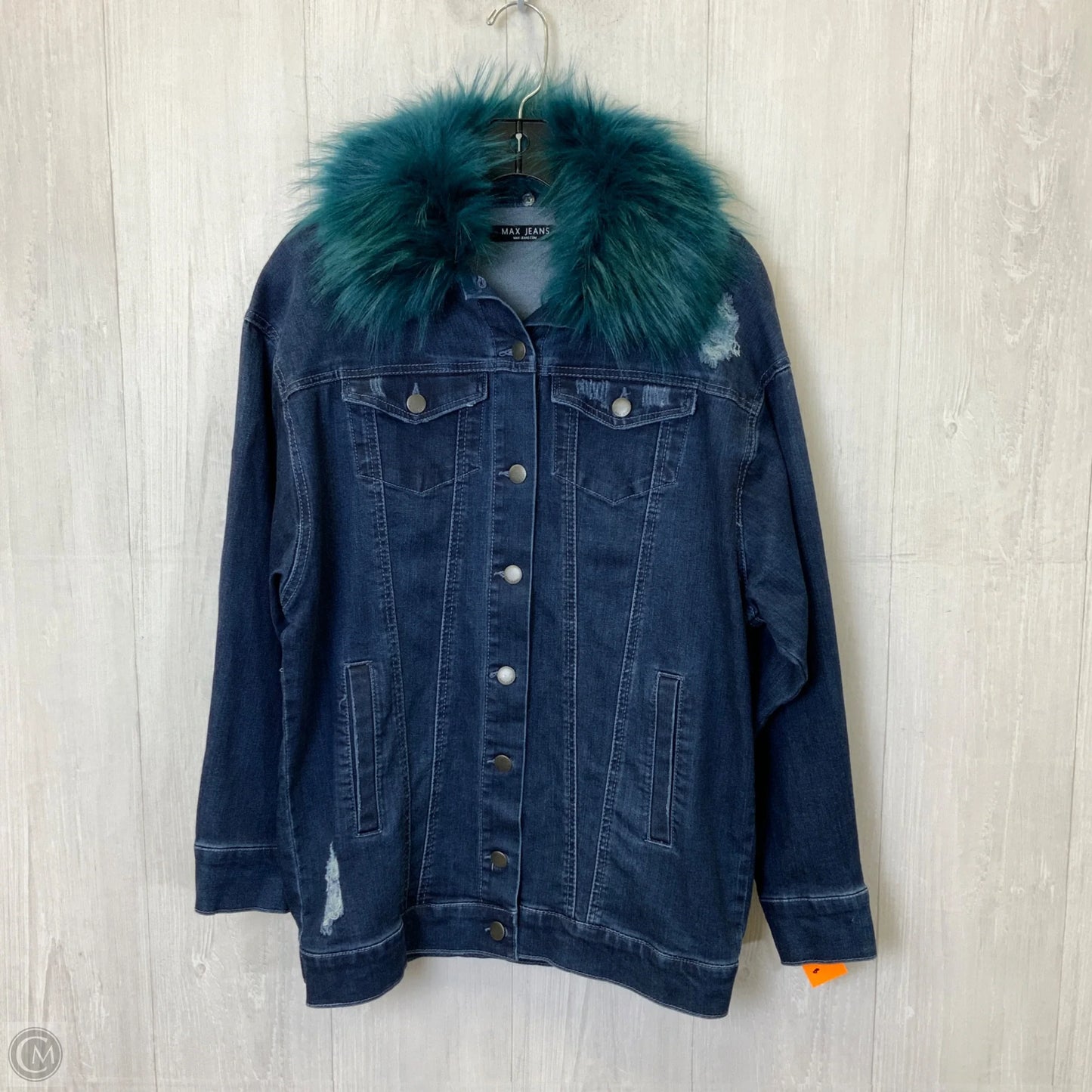 Jacket Denim By Max Jeans In Blue Denim, Size: Xs