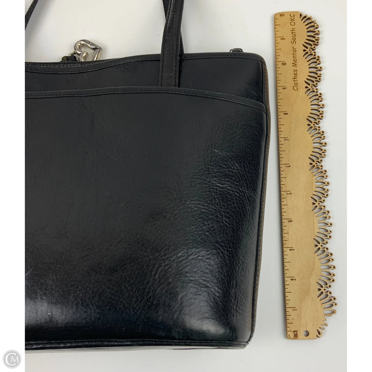 Handbag Leather By Brighton, Size: Medium