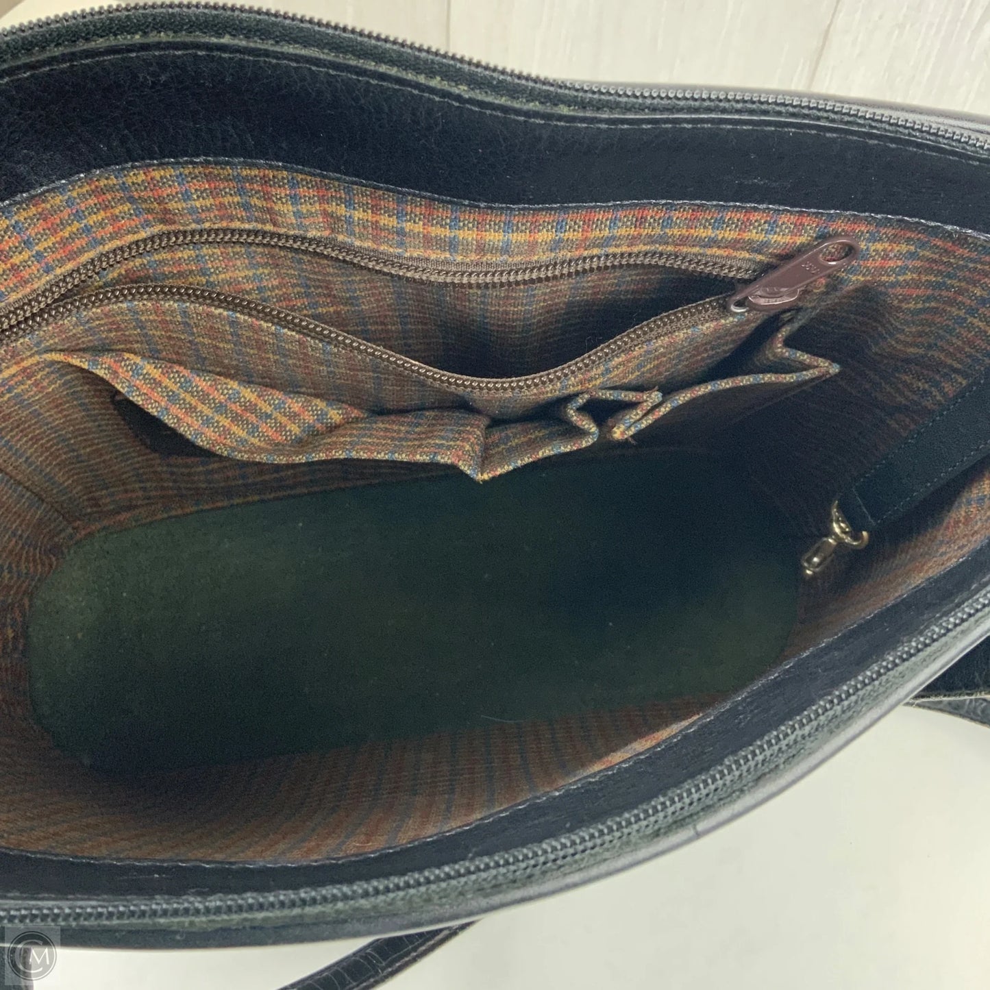 Handbag Leather By Brighton, Size: Medium