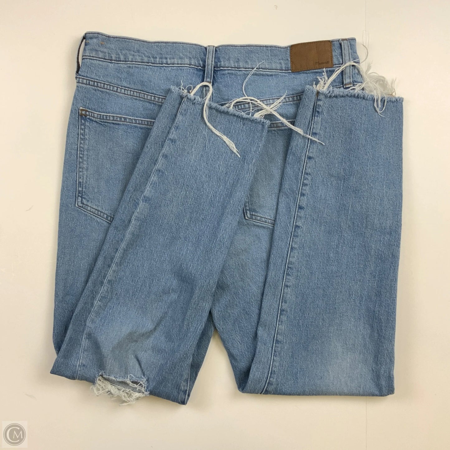 Jeans Boyfriend By Madewell In Blue Denim, Size: 12l