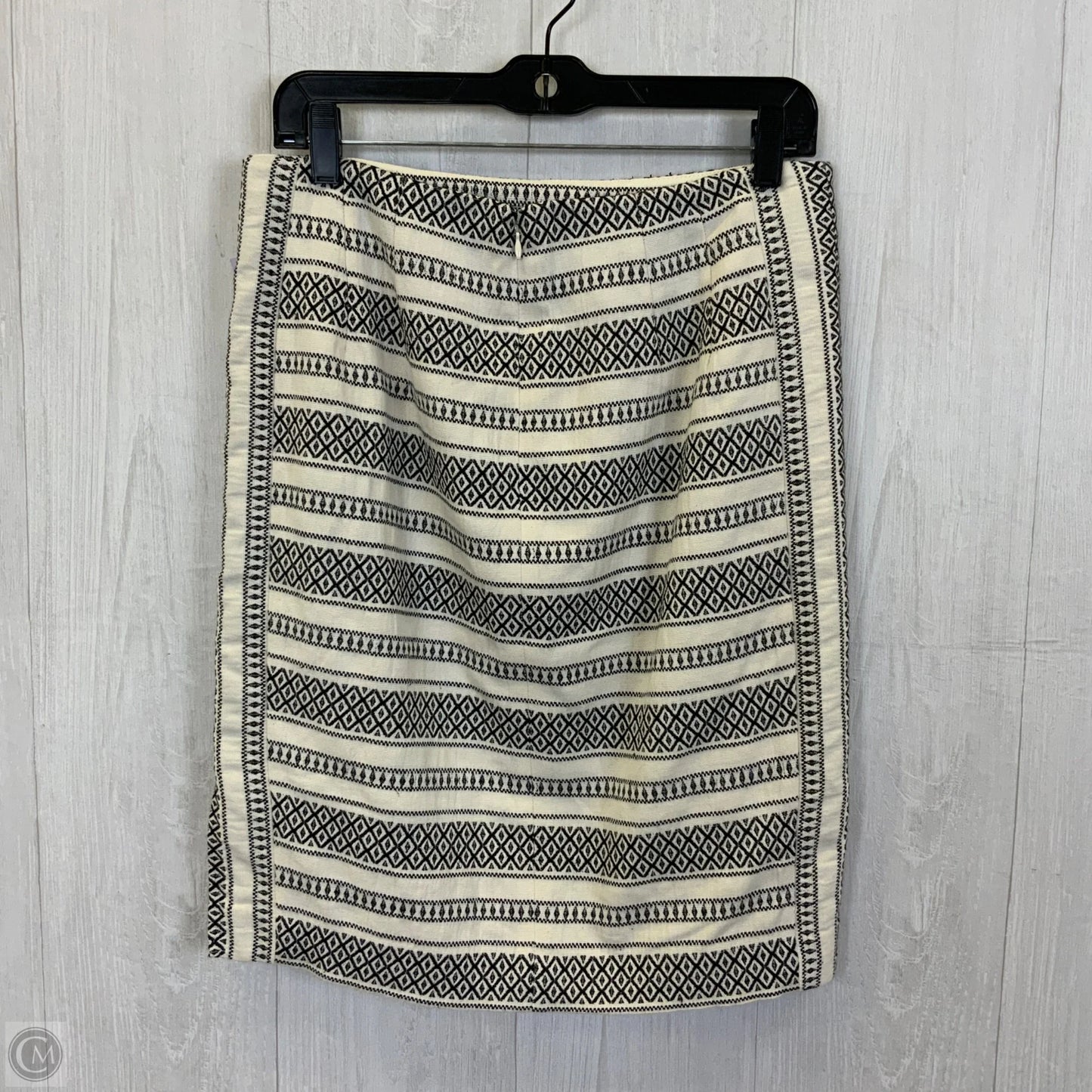 Skirt Mini & Short By Loft In Black & White, Size: Mp