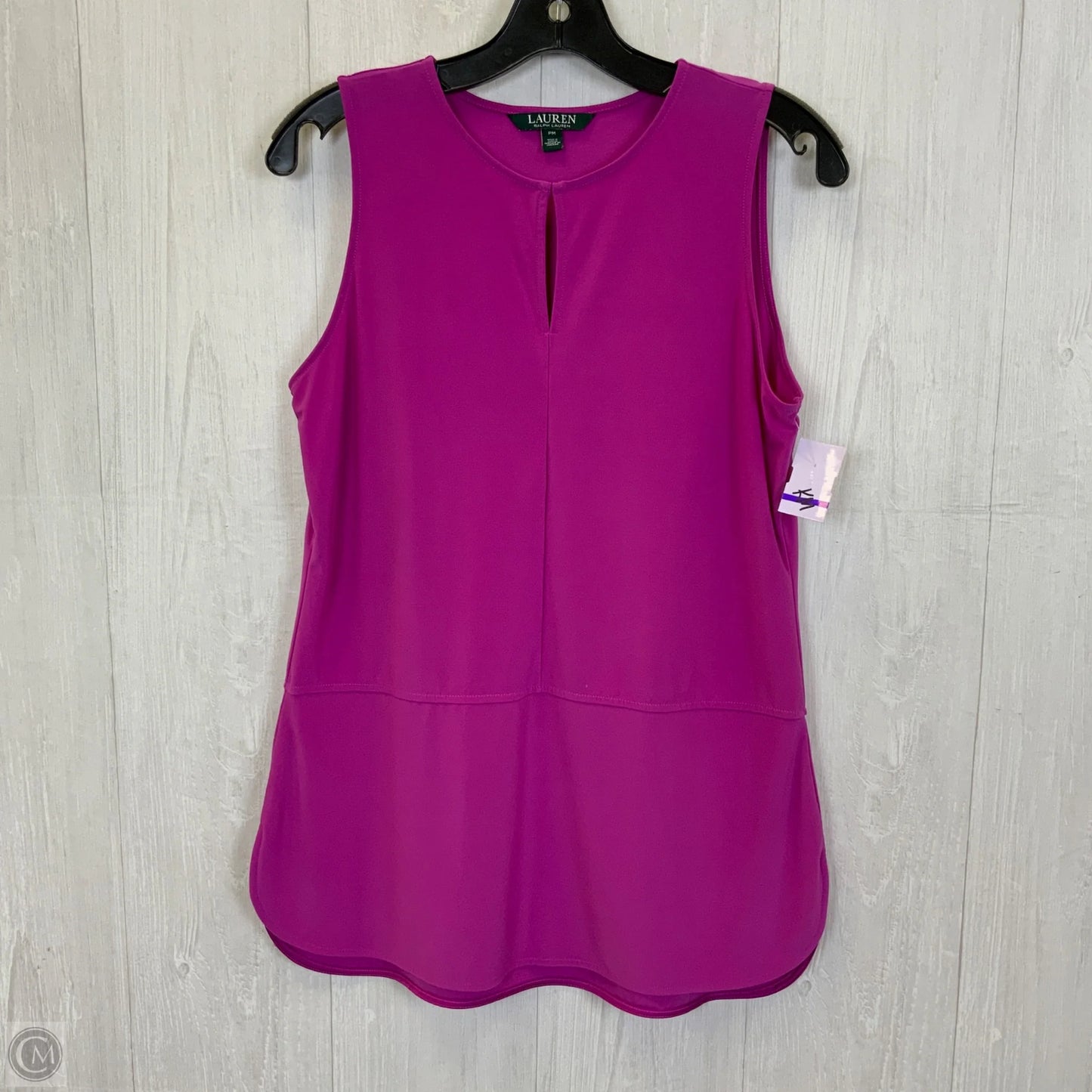 Top Sleeveless By Lauren By Ralph Lauren In Purple, Size: Mp