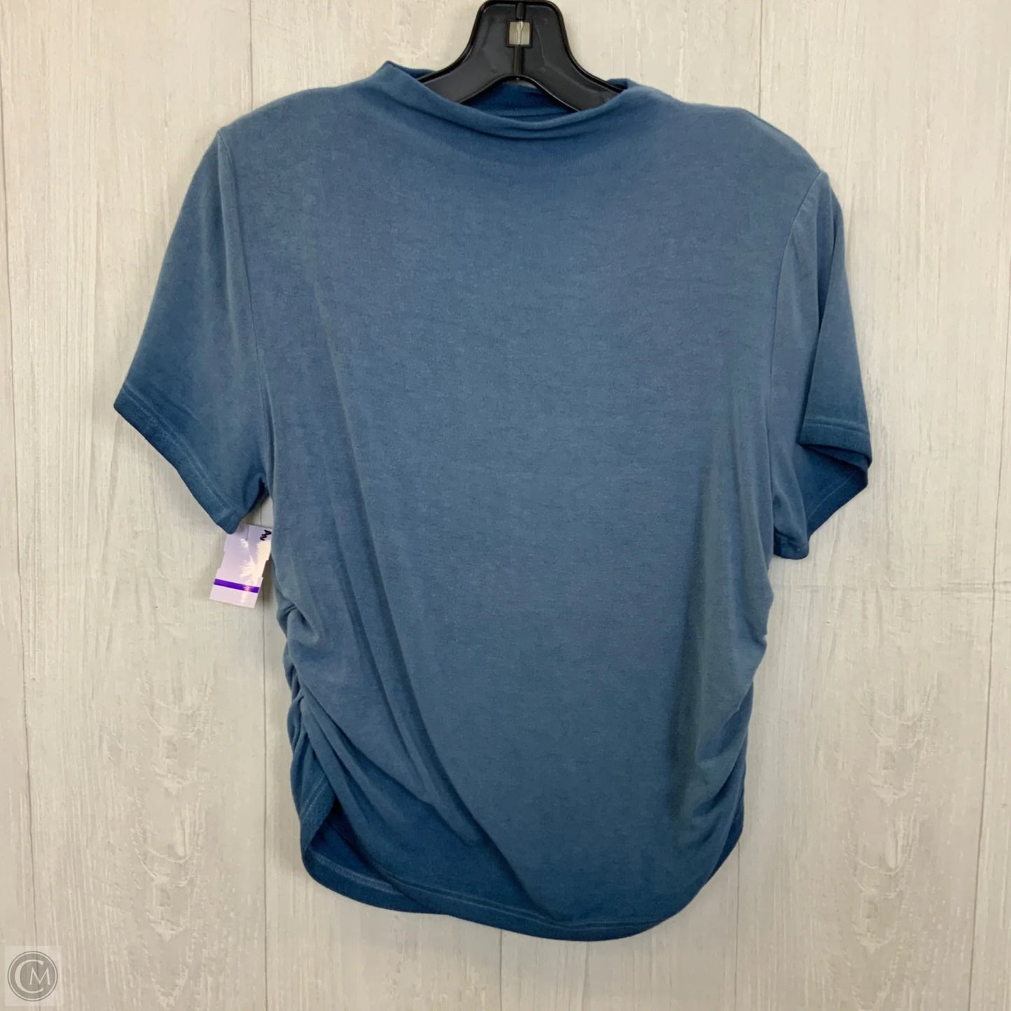 Top Short Sleeve By Davi & Dani In Blue, Size: L