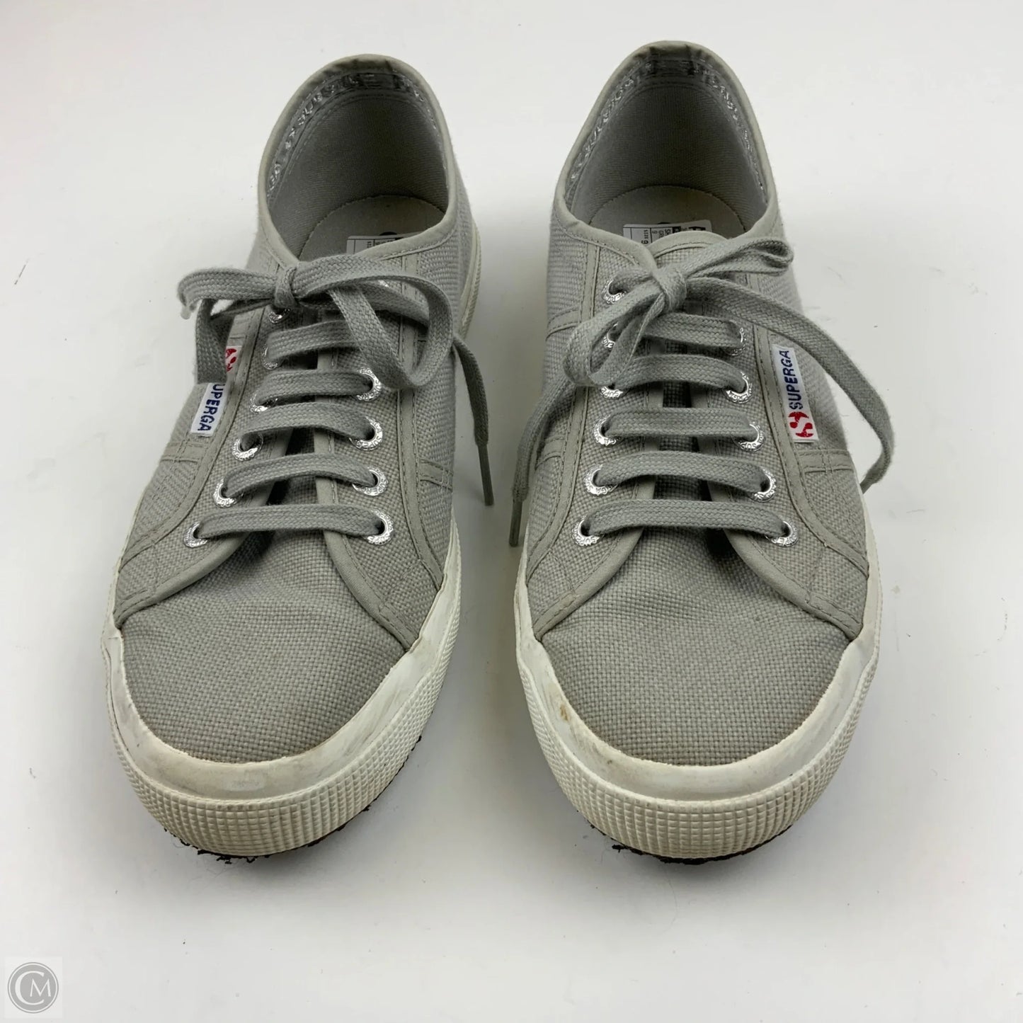 Shoes Sneakers By Superga In Grey, Size: 9