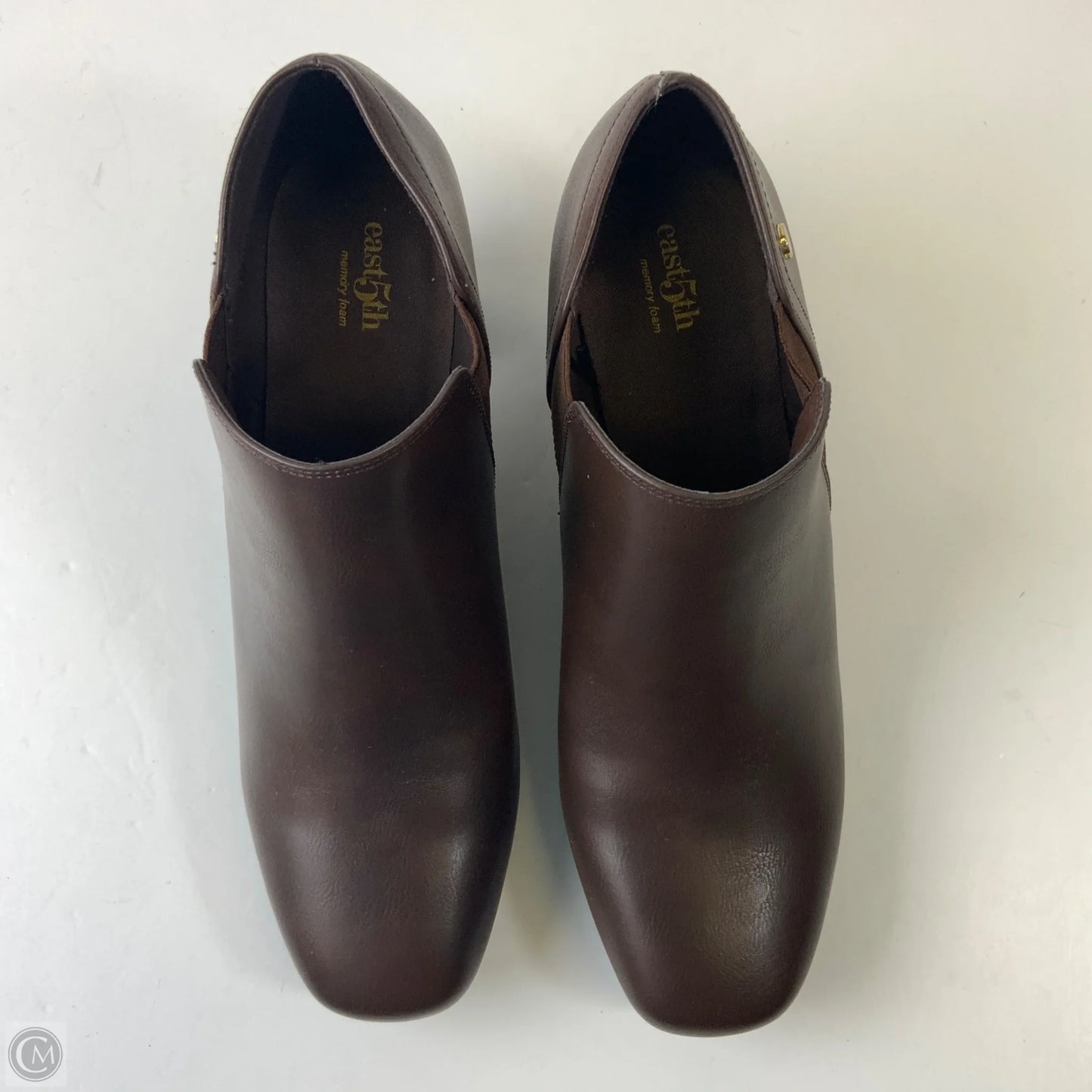 Boots Ankle Heels By East 5th In Brown, Size: 9.5