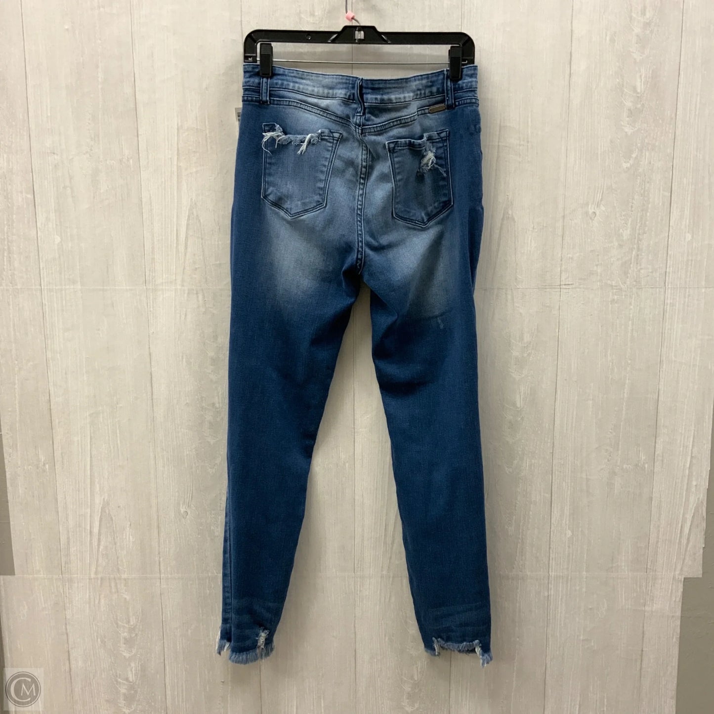 Jeans Skinny By Judy Blue In Blue Denim, Size: 14