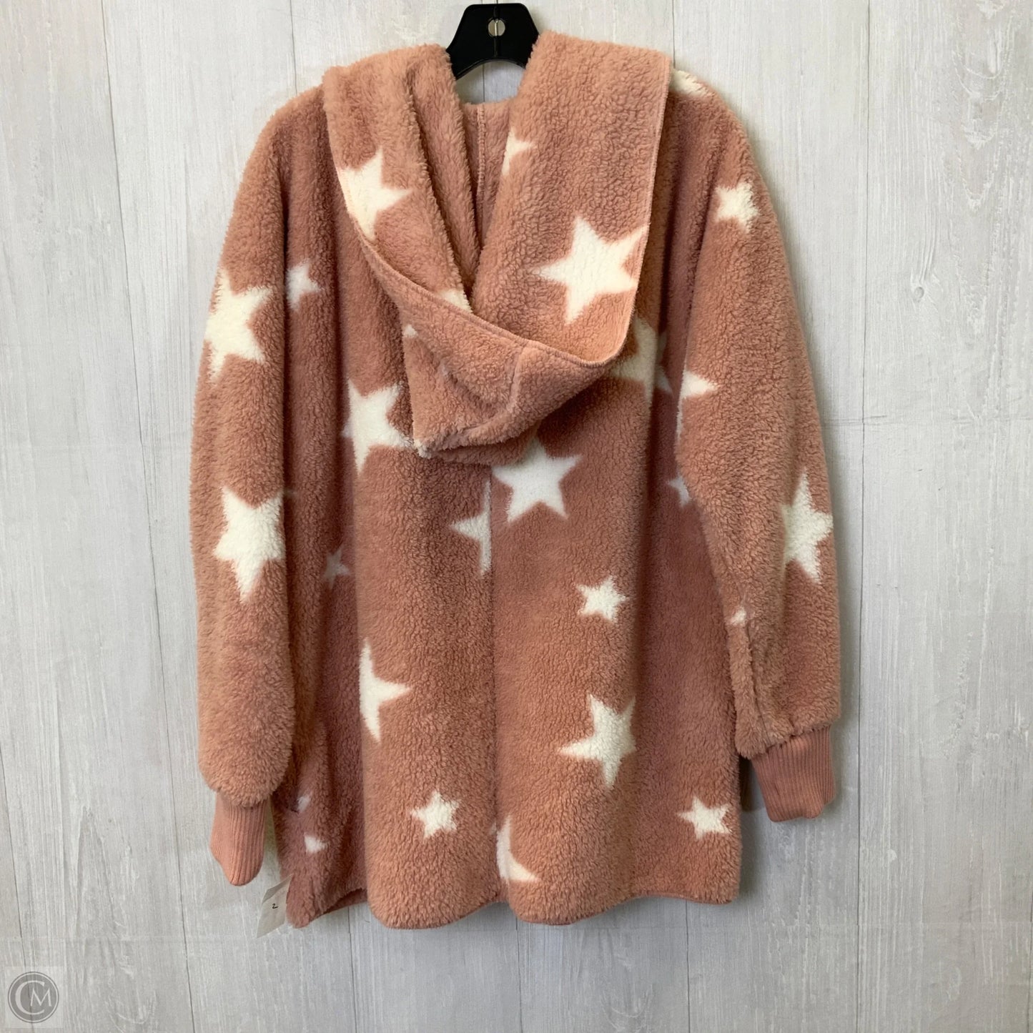 Jacket Faux Fur & Sherpa By Hem & Thread In Pink, Size: Osfm