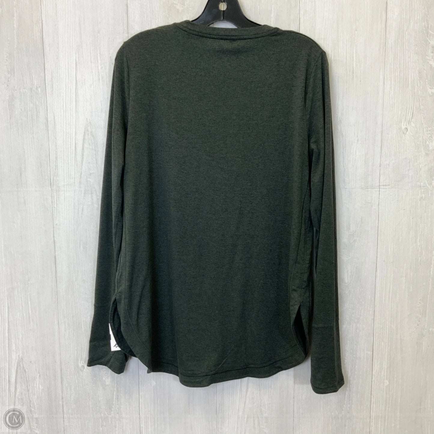 Athletic Top Long Sleeve Crewneck By Athleta In Grey, Size: M