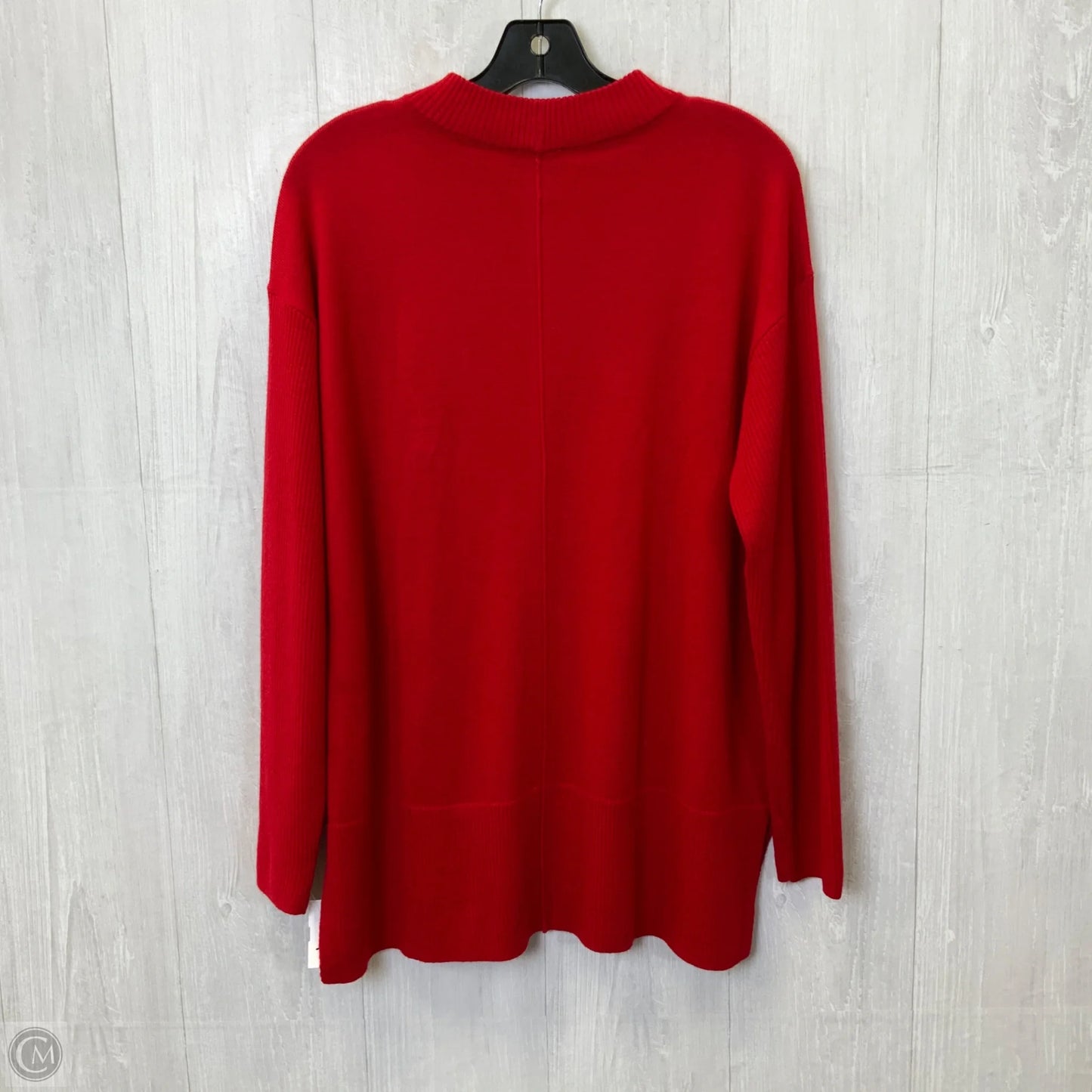 Sweater By Talbots In Red, Size: L