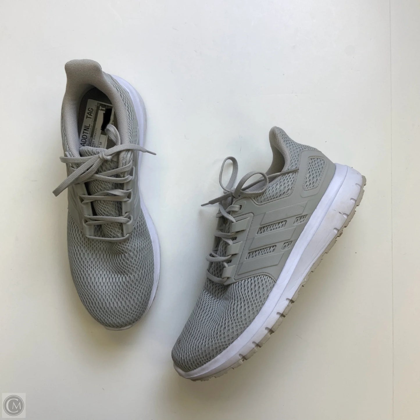 Shoes Athletic By Adidas In Grey, Size: 10
