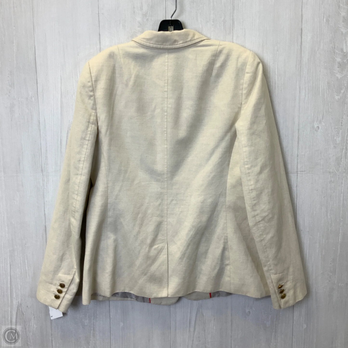 Blazer By Banana Republic In Cream, Size: L