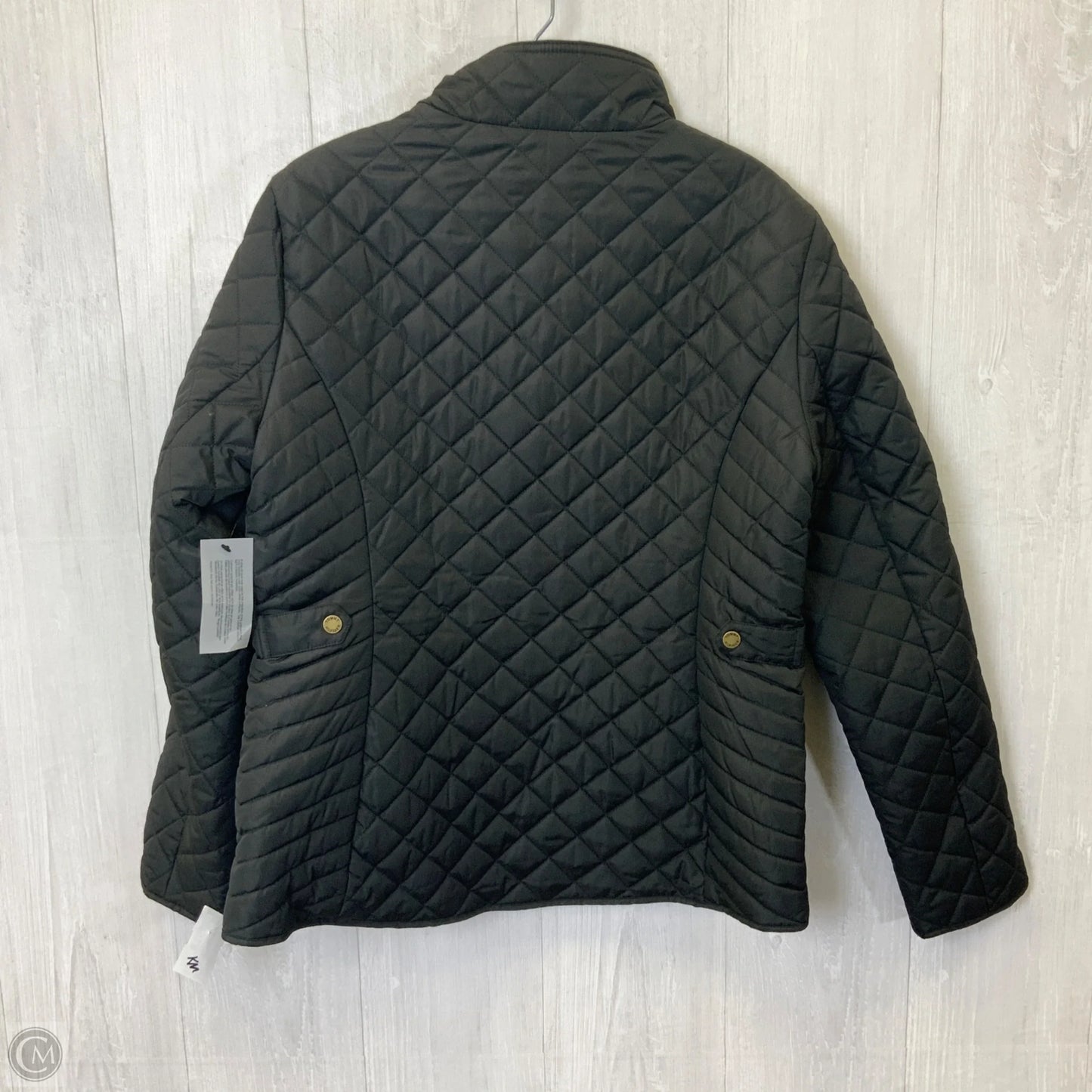 Jacket Puffer & Quilted By Tommy Hilfiger In Black, Size: M