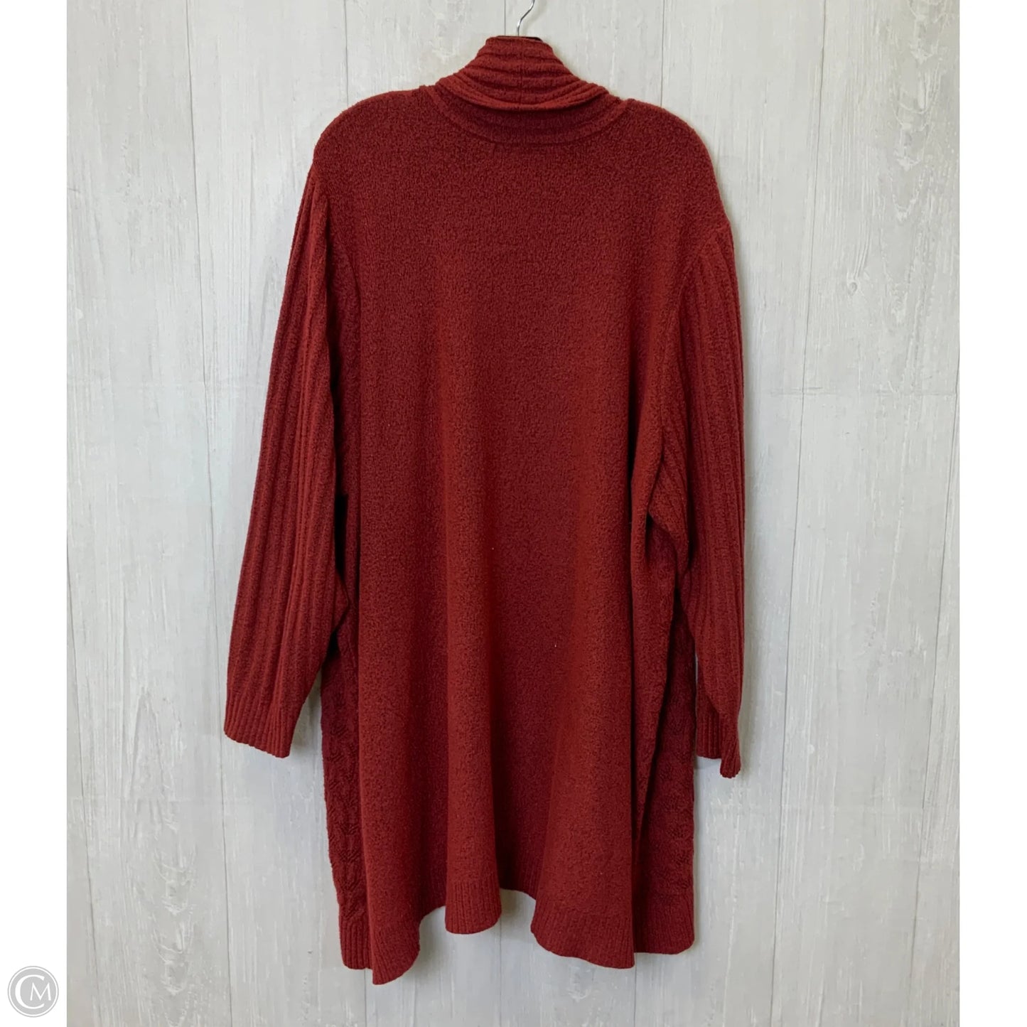 Sweater Cardigan By Lane Bryant In Red, Size: 4x