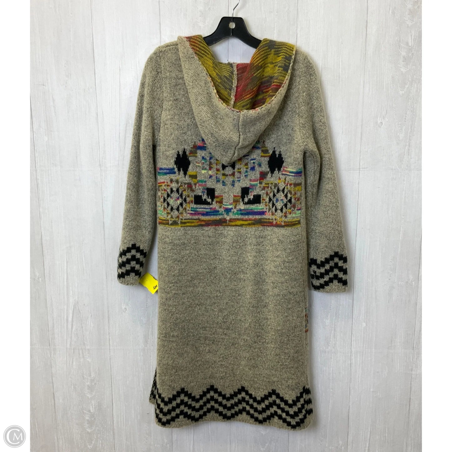 Sweater Cardigan By Clothes Mentor In Beige, Size: S