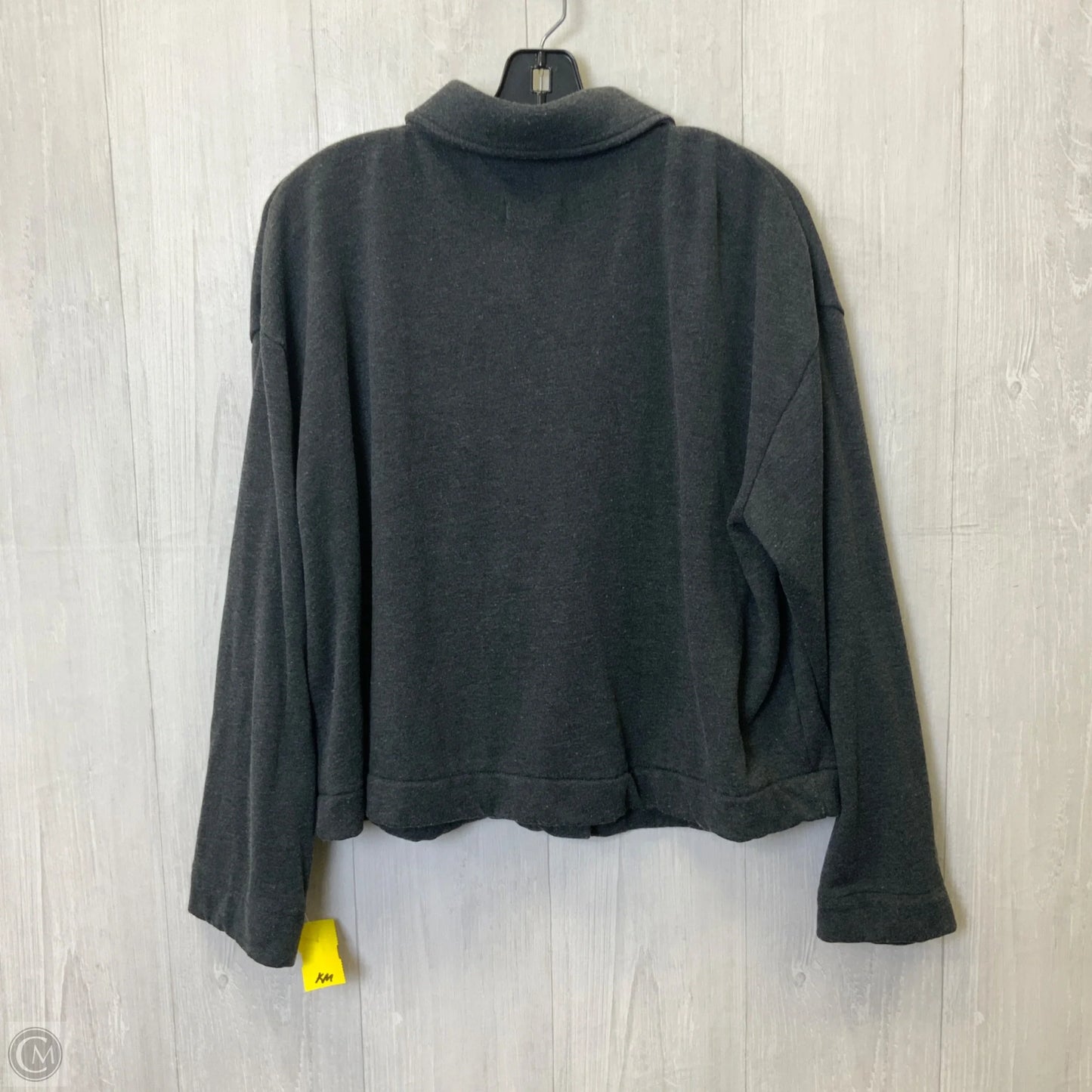 Blouse Long Sleeve By Lou And Grey In Grey, Size: L