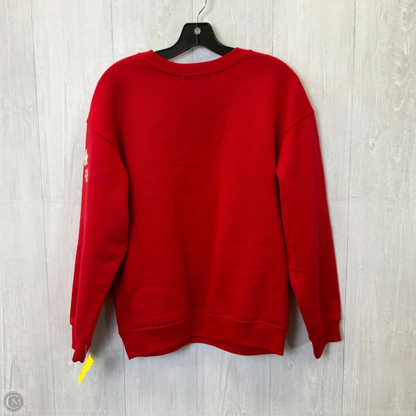 Sweatshirt Crewneck By Wound Up In Red, Size: L