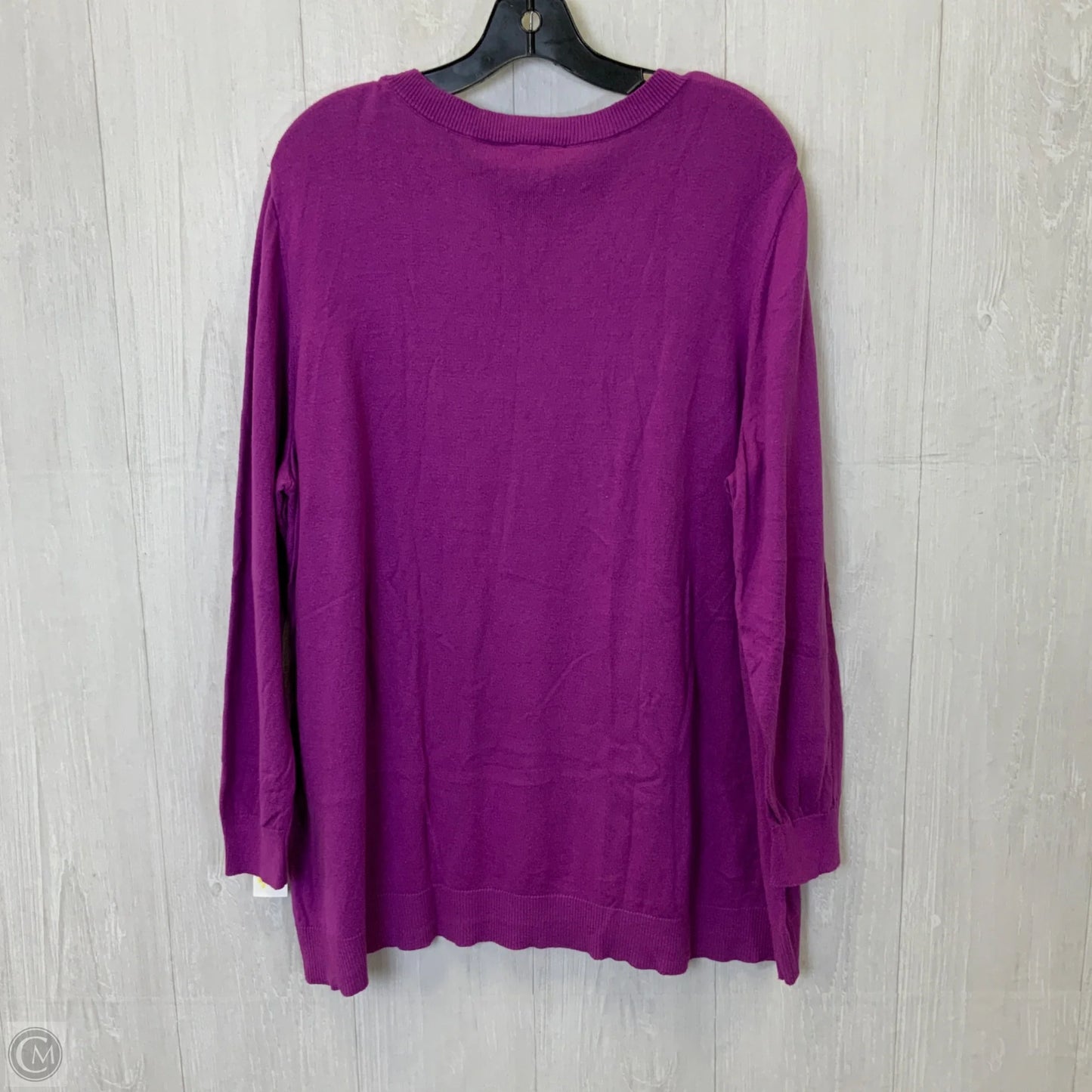 Sweater By Lane Bryant In Purple, Size: 3x