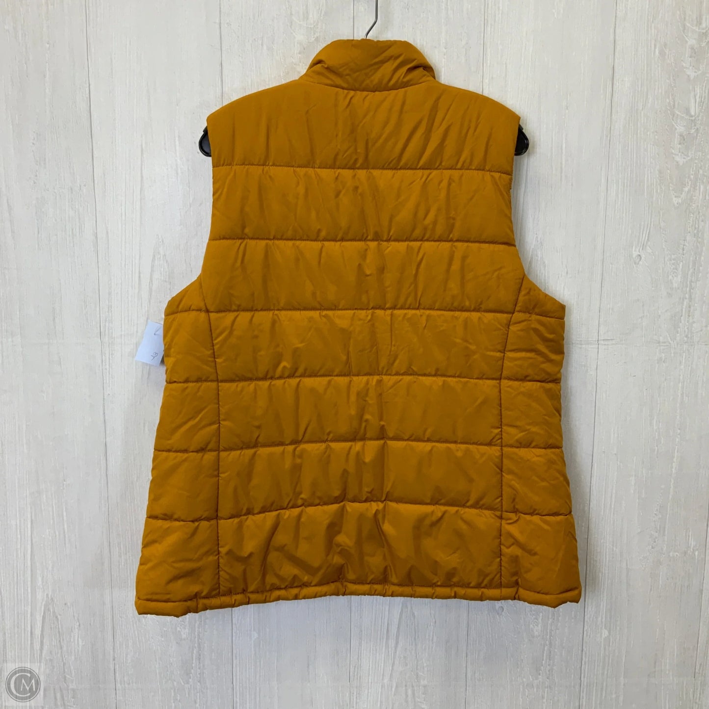 Vest Puffer & Quilted By Amazon Essentials In Yellow, Size: Xl