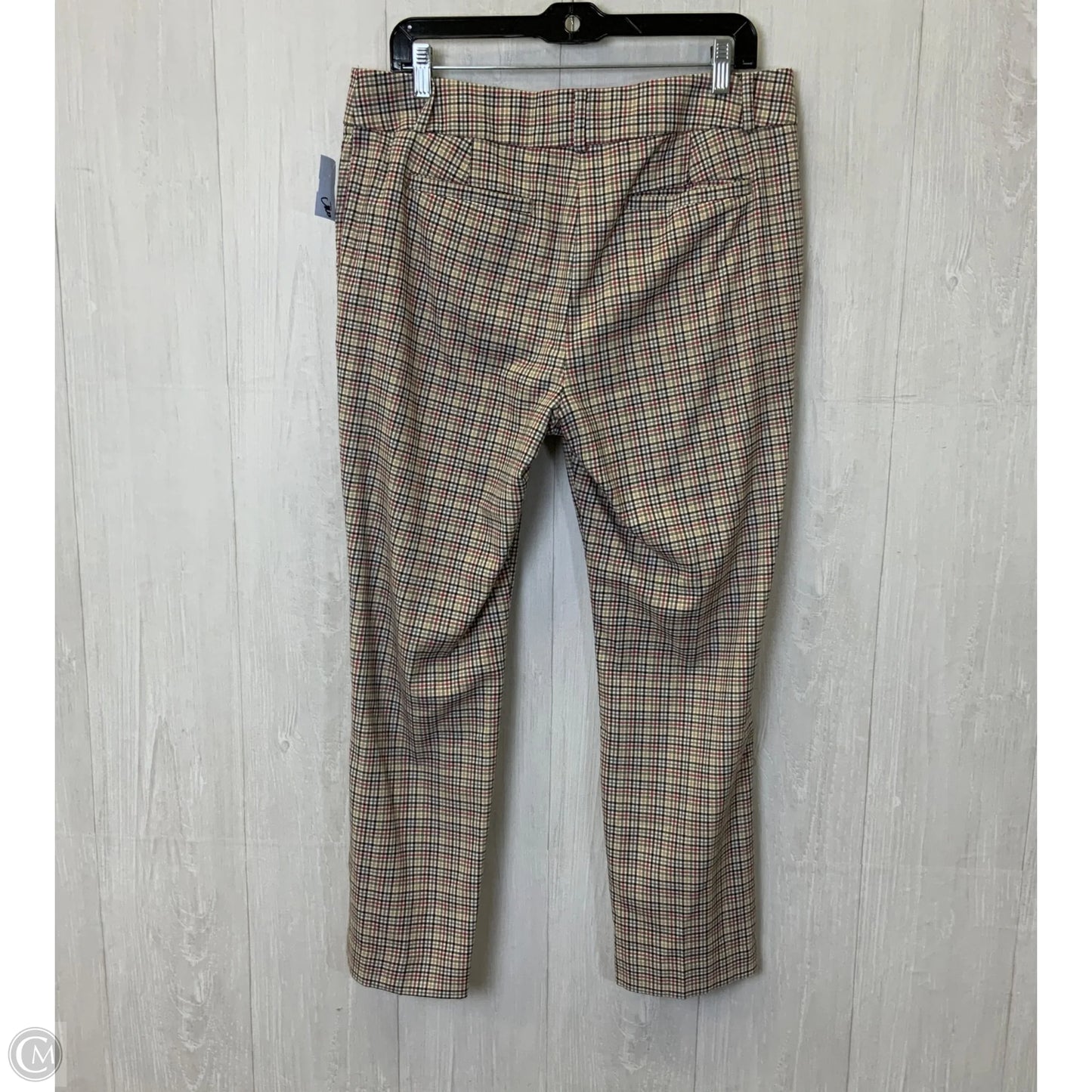 Pants Dress By Loft In Plaid Pattern, Size: 10