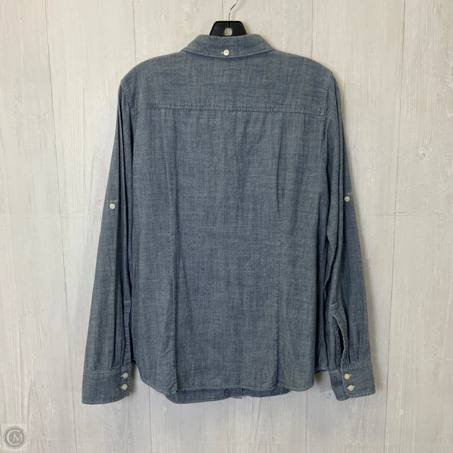 Top Long Sleeve By J. Crew In Blue, Size: L