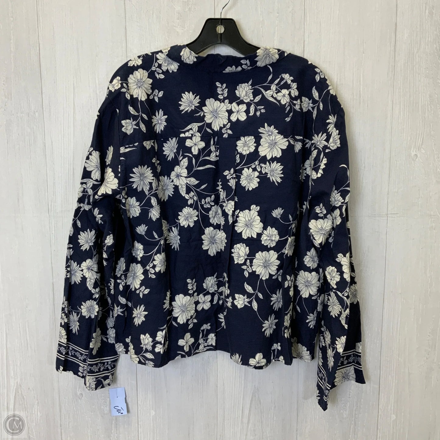 Top Long Sleeve By Loft In Blue, Size: Xl