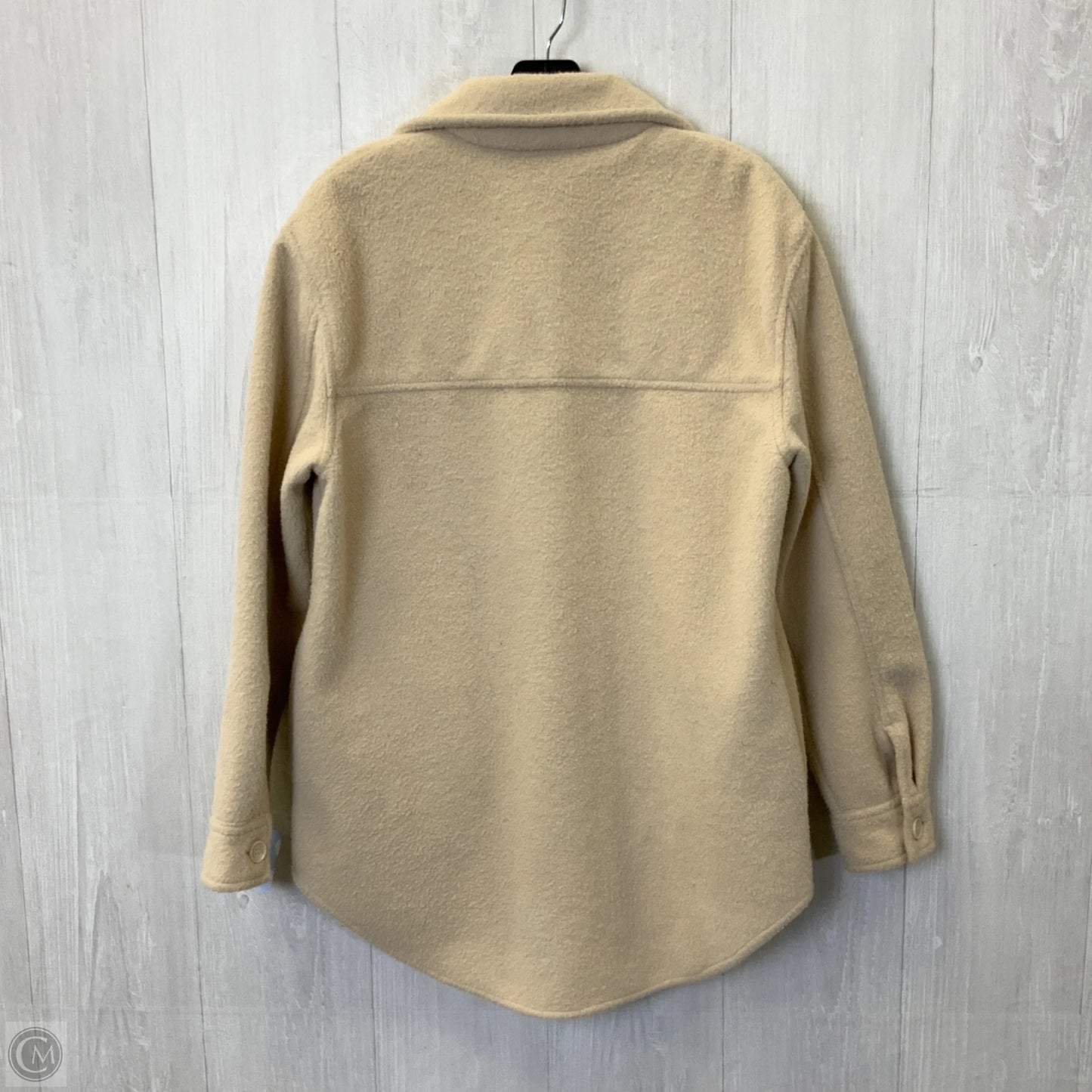 Jacket Shirt By Rachel Zoe In Tan, Size: M