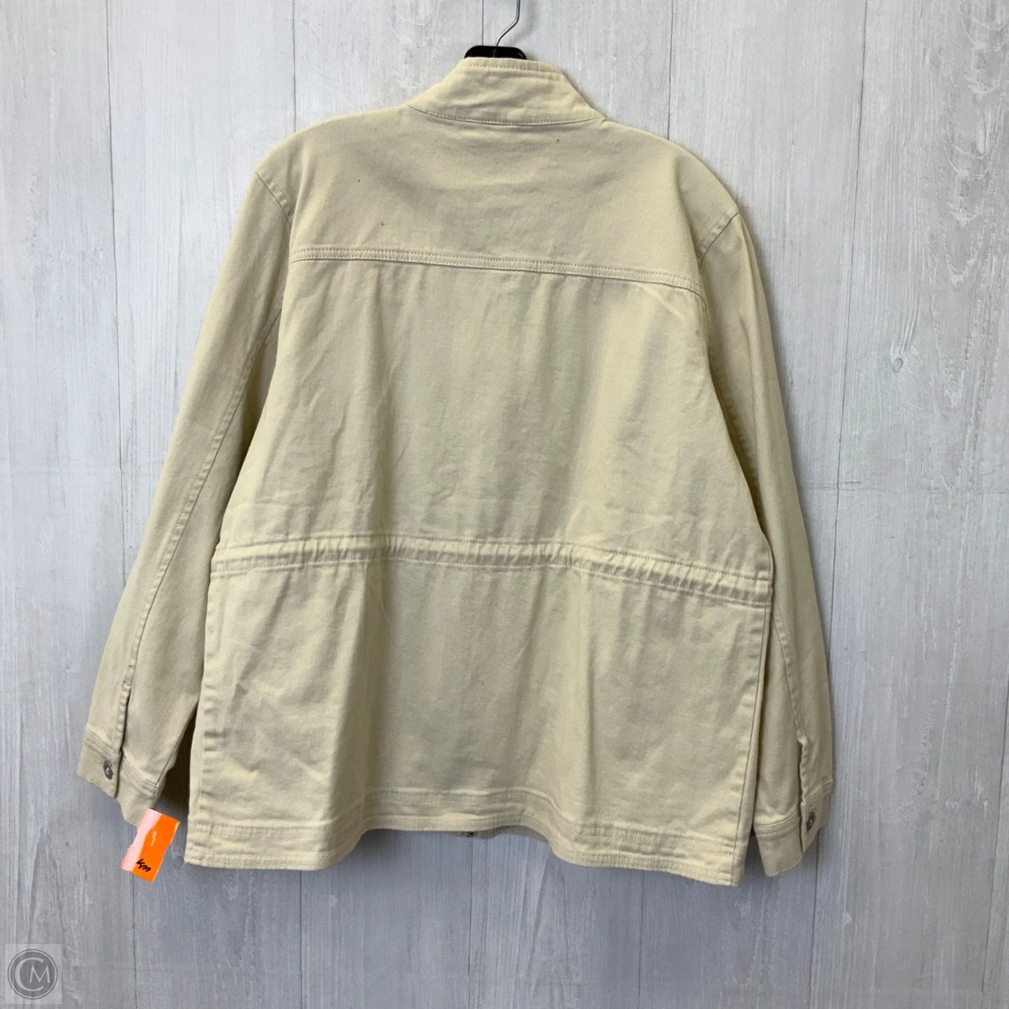 Jacket Utility By Baccini In Cream, Size: L