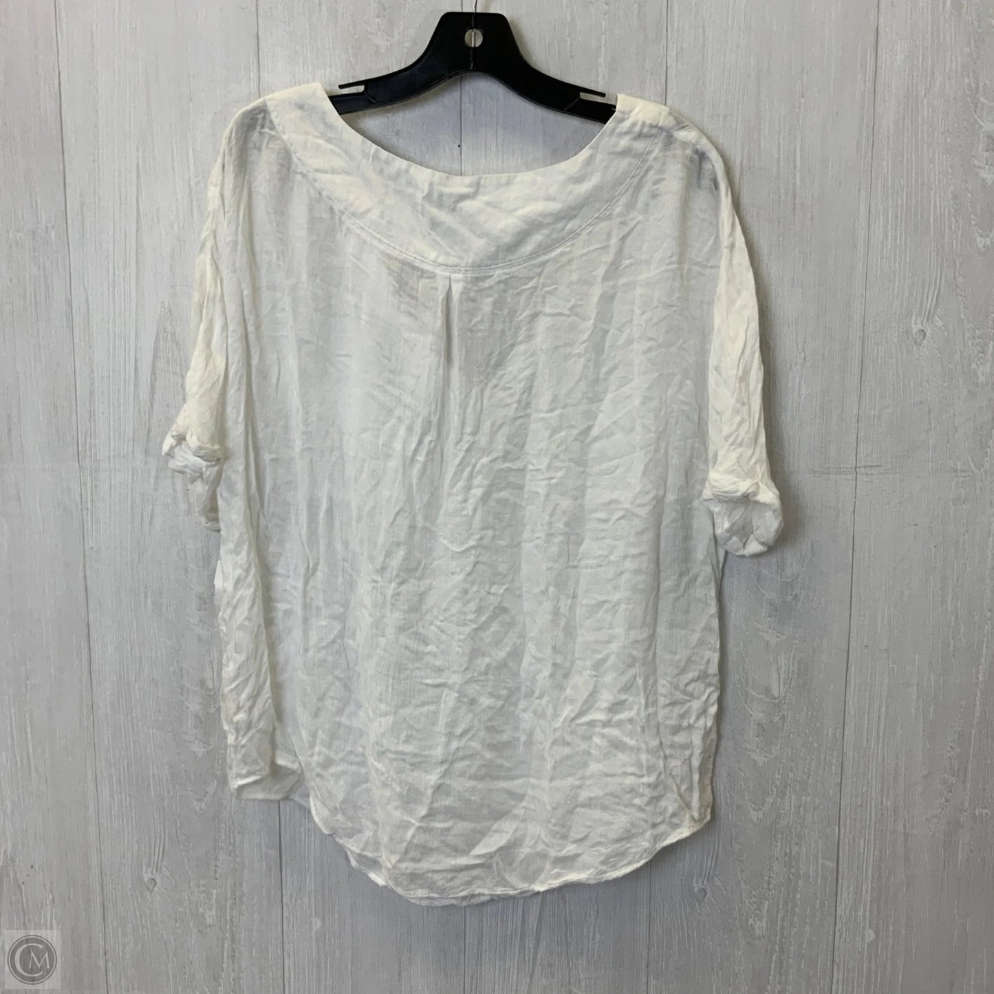 Top Short Sleeve Basic By Free People In White, Size: L