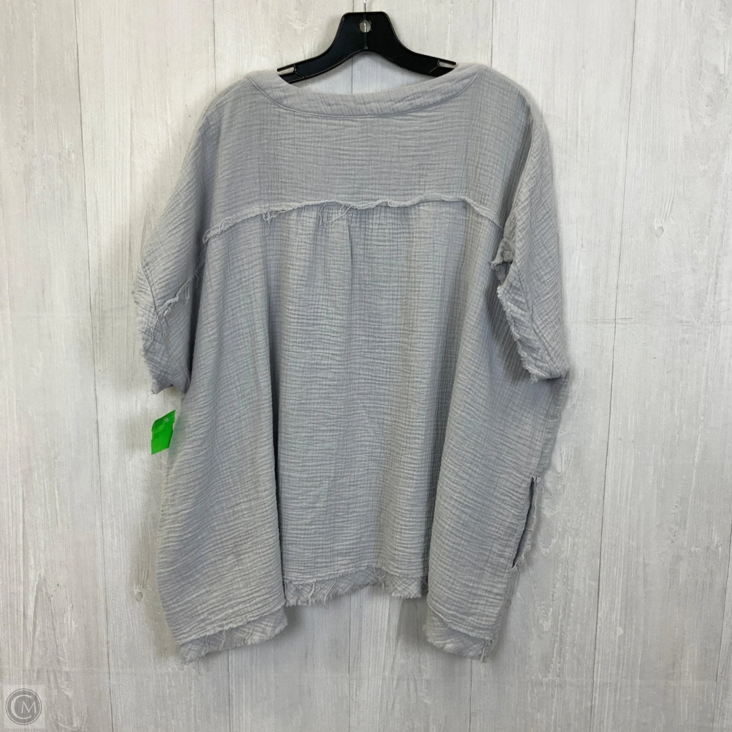 Top Sleeveless By Zenana Outfitters In Grey, Size: 3x