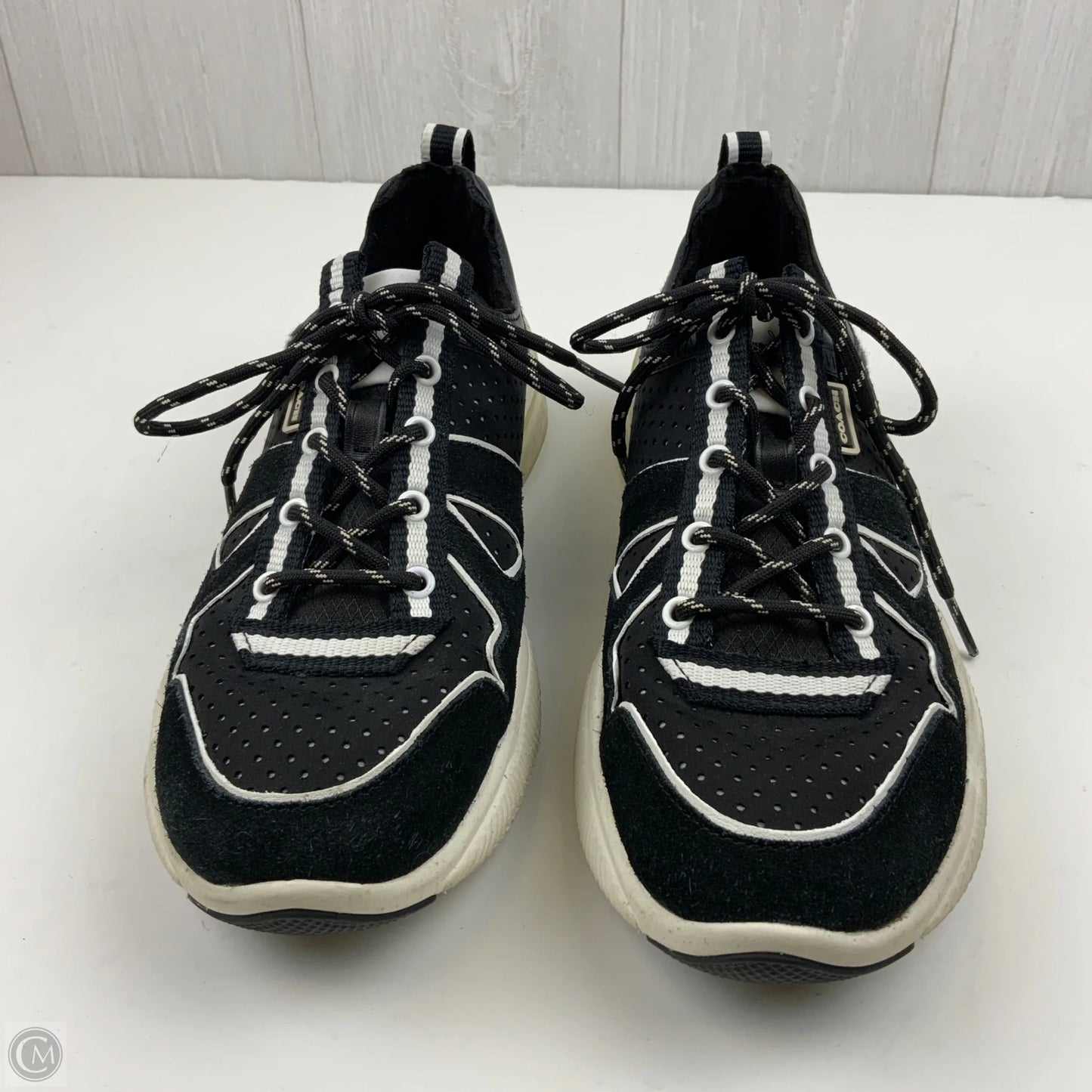 Shoes Sneakers By Coach In Black, Size: 9