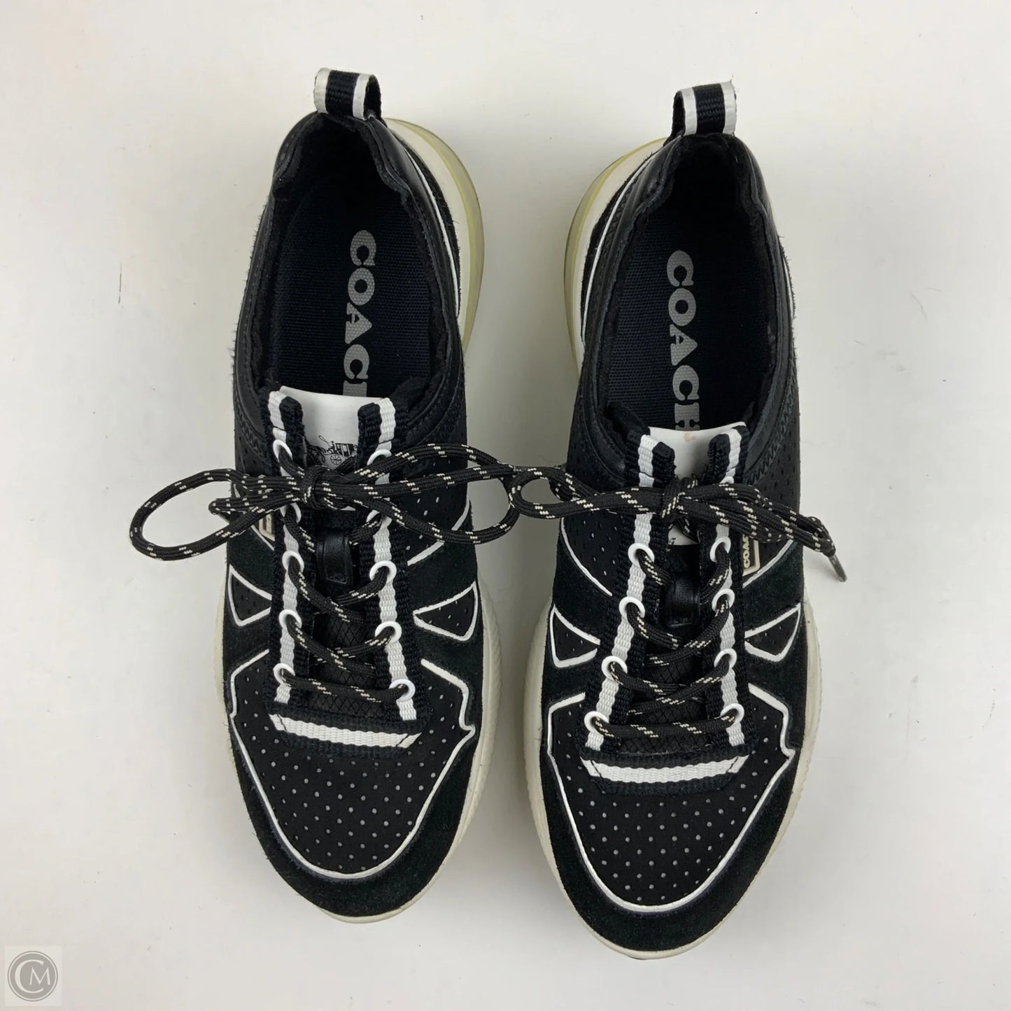 Shoes Sneakers By Coach In Black, Size: 9