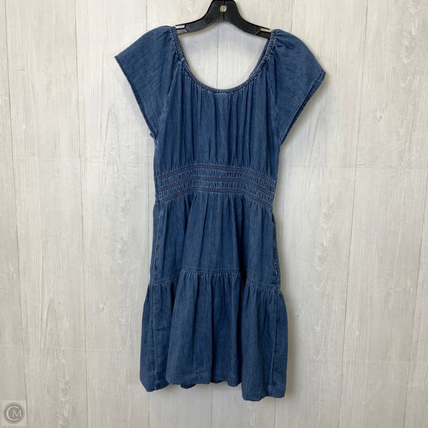 Dress Casual Short By Gap In Blue Denim, Size: S