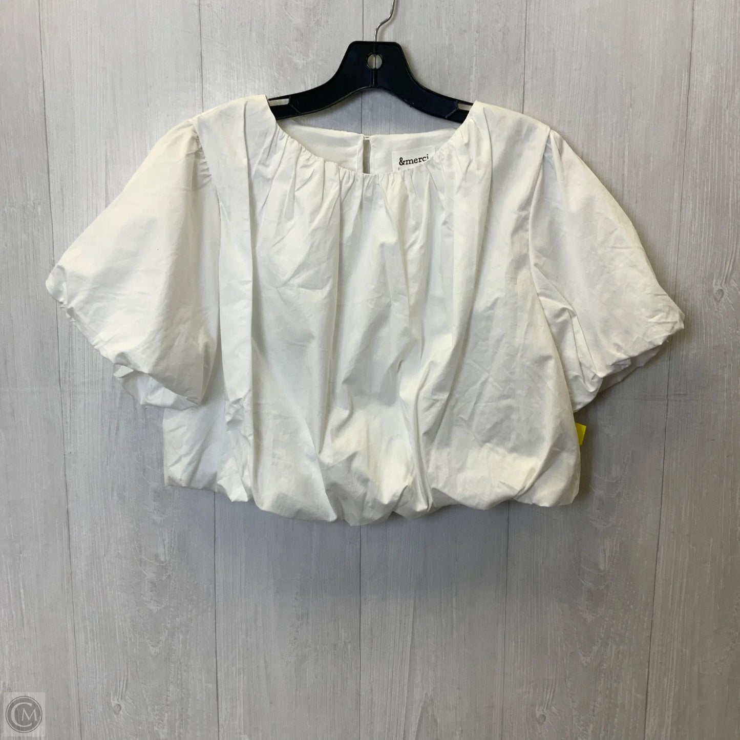 Top Short Sleeve By &merci In White, Size: M