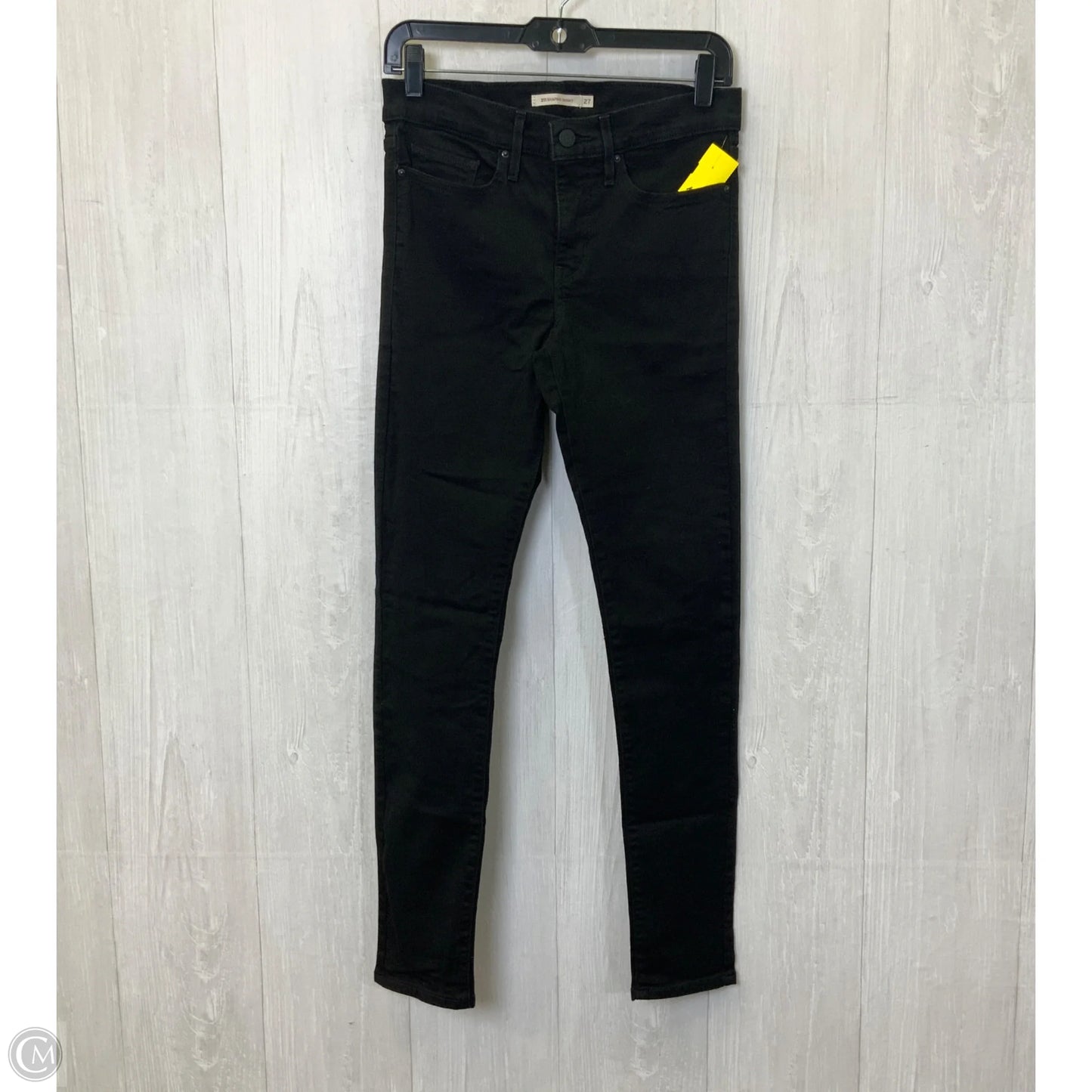 Jeans Skinny By Levis Signature In Black, Size: 4
