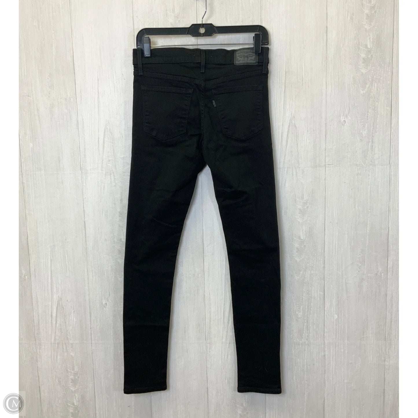 Jeans Skinny By Levis Signature In Black, Size: 4