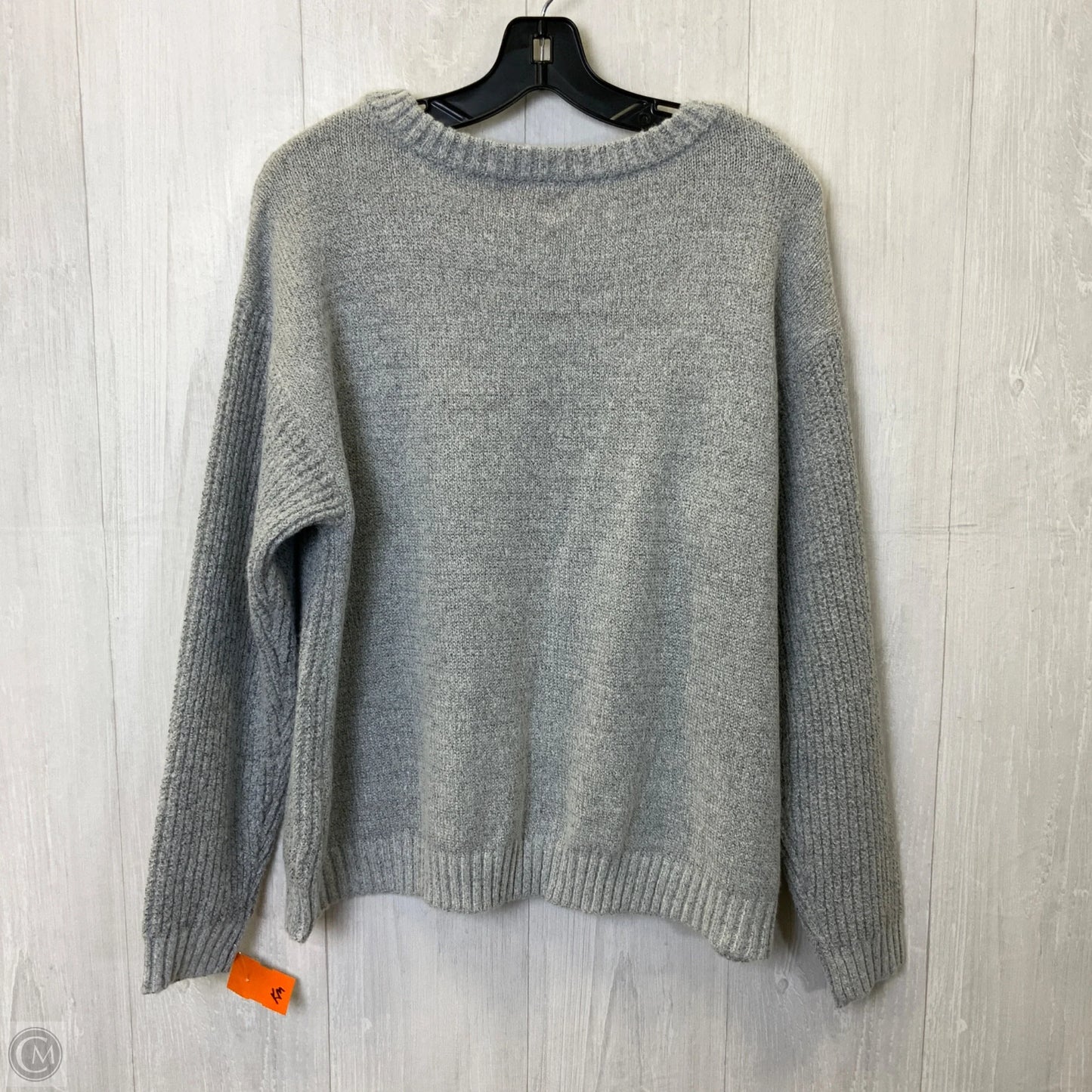 Sweater By Evri In Grey, Size: 1x