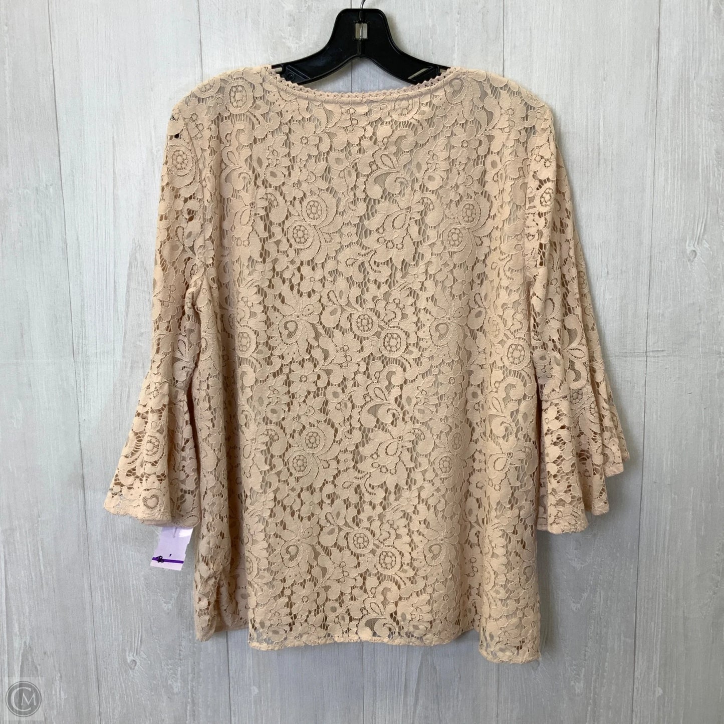 Top Long Sleeve By Loft In Pink, Size: L