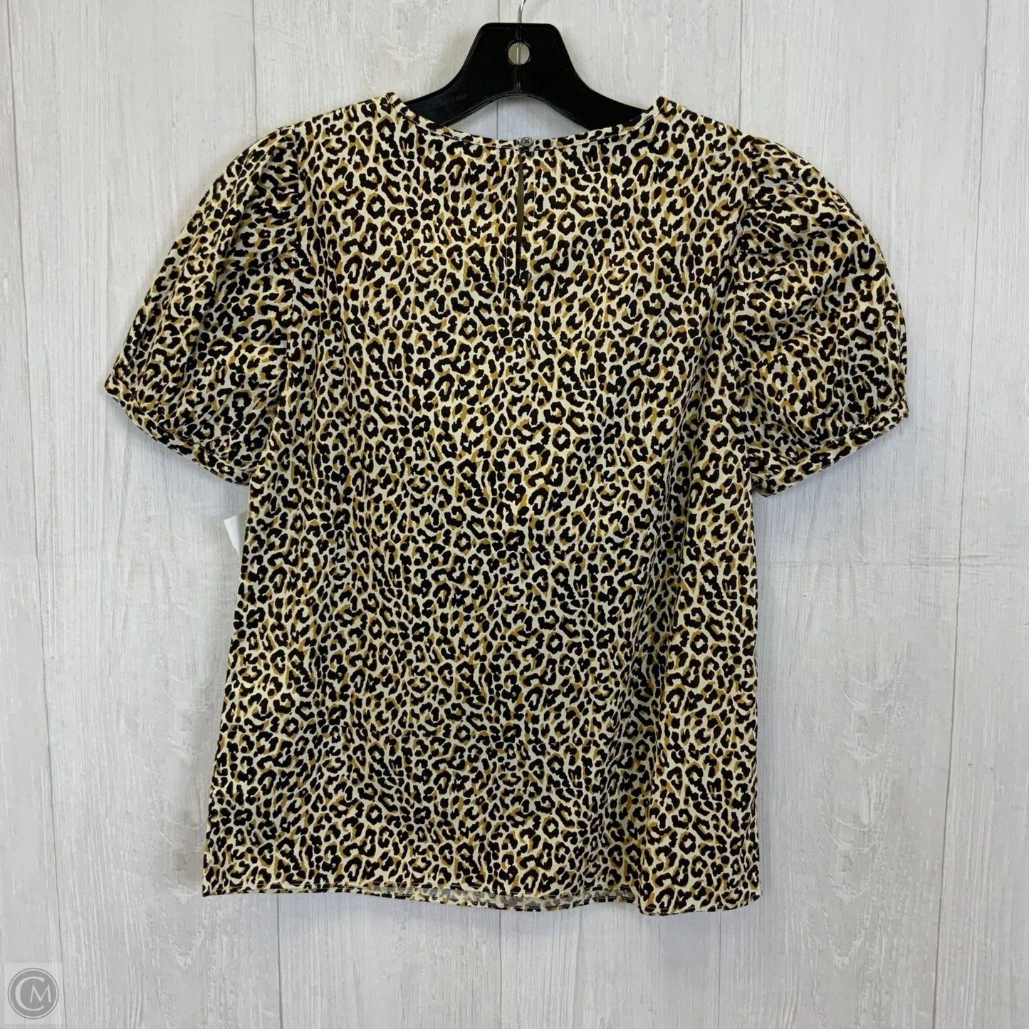 Top Short Sleeve By J. Crew In Animal Print, Size: Xxs