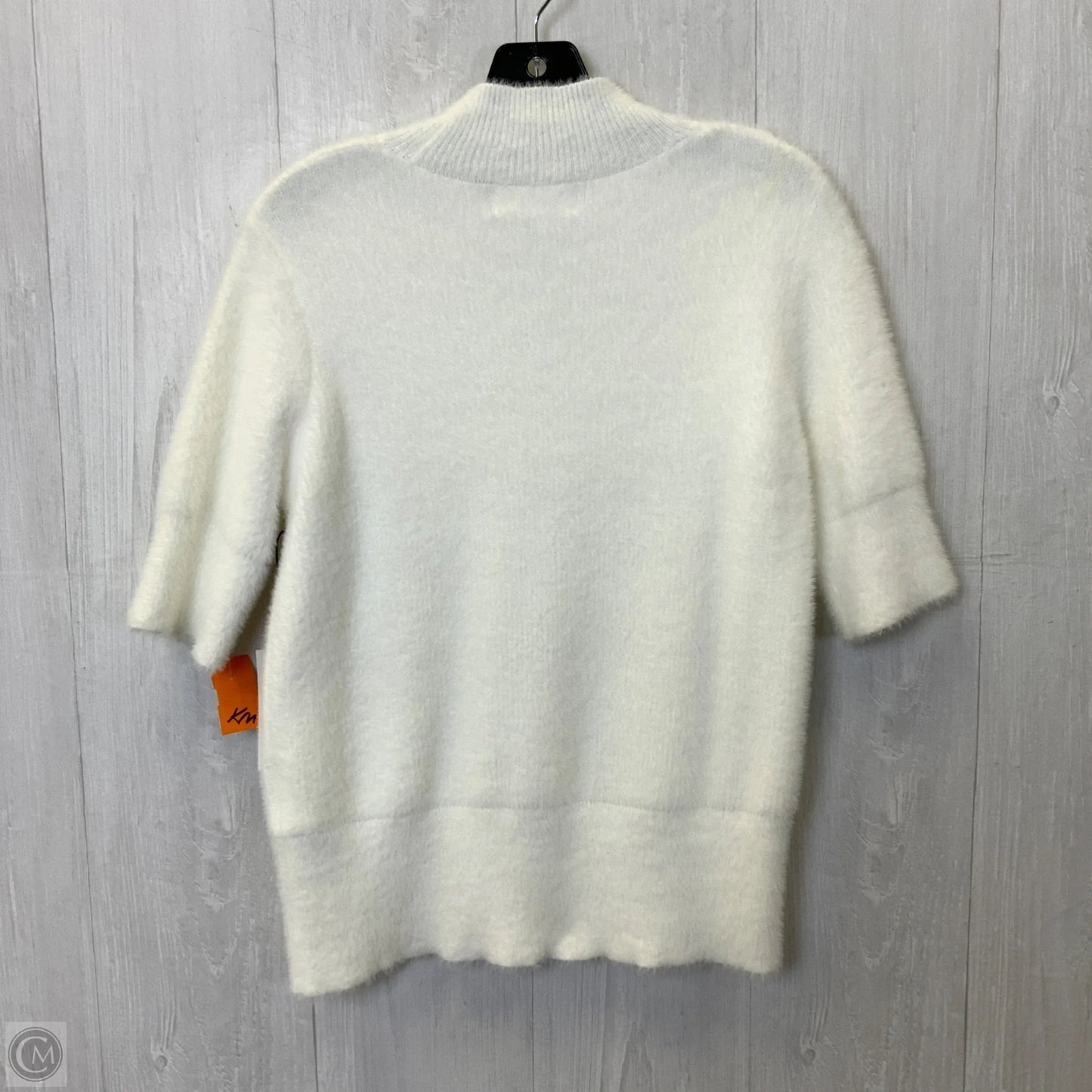 Sweater Short Sleeve By Bailey 44 In White, Size: M