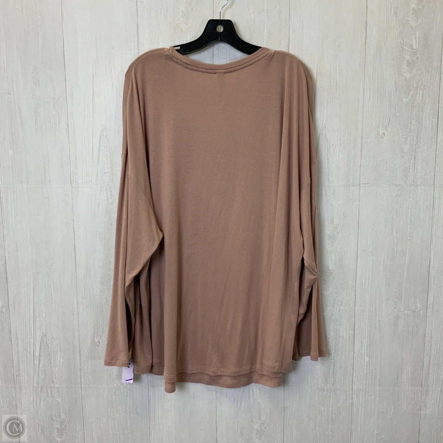 Top 3/4 Sleeve By Athleta In Mauve, Size: 3x