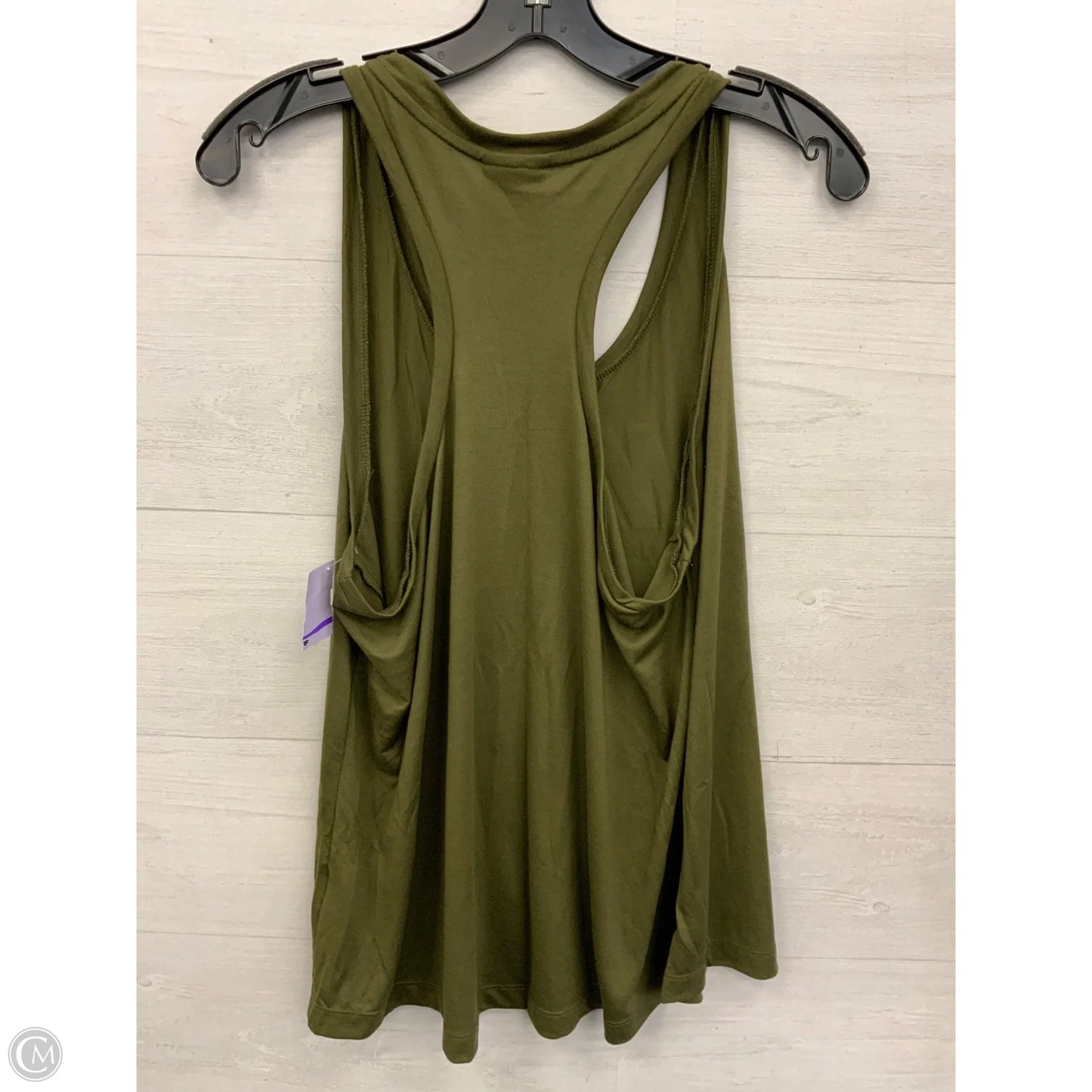 Athletic Tank Top By Nike Apparel In Green, Size: L