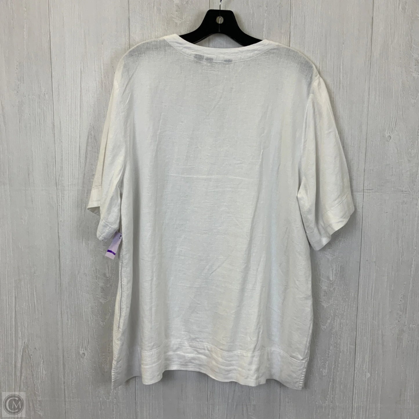 Tunic Short Sleeve By Lands End In White, Size: L
