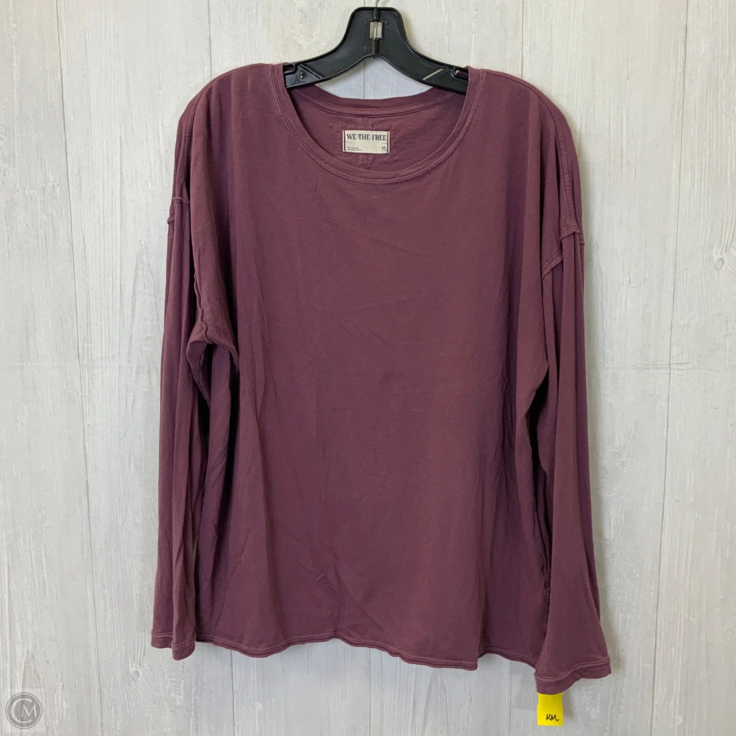 Top Long Sleeve Basic By We The Free In Purple, Size: M