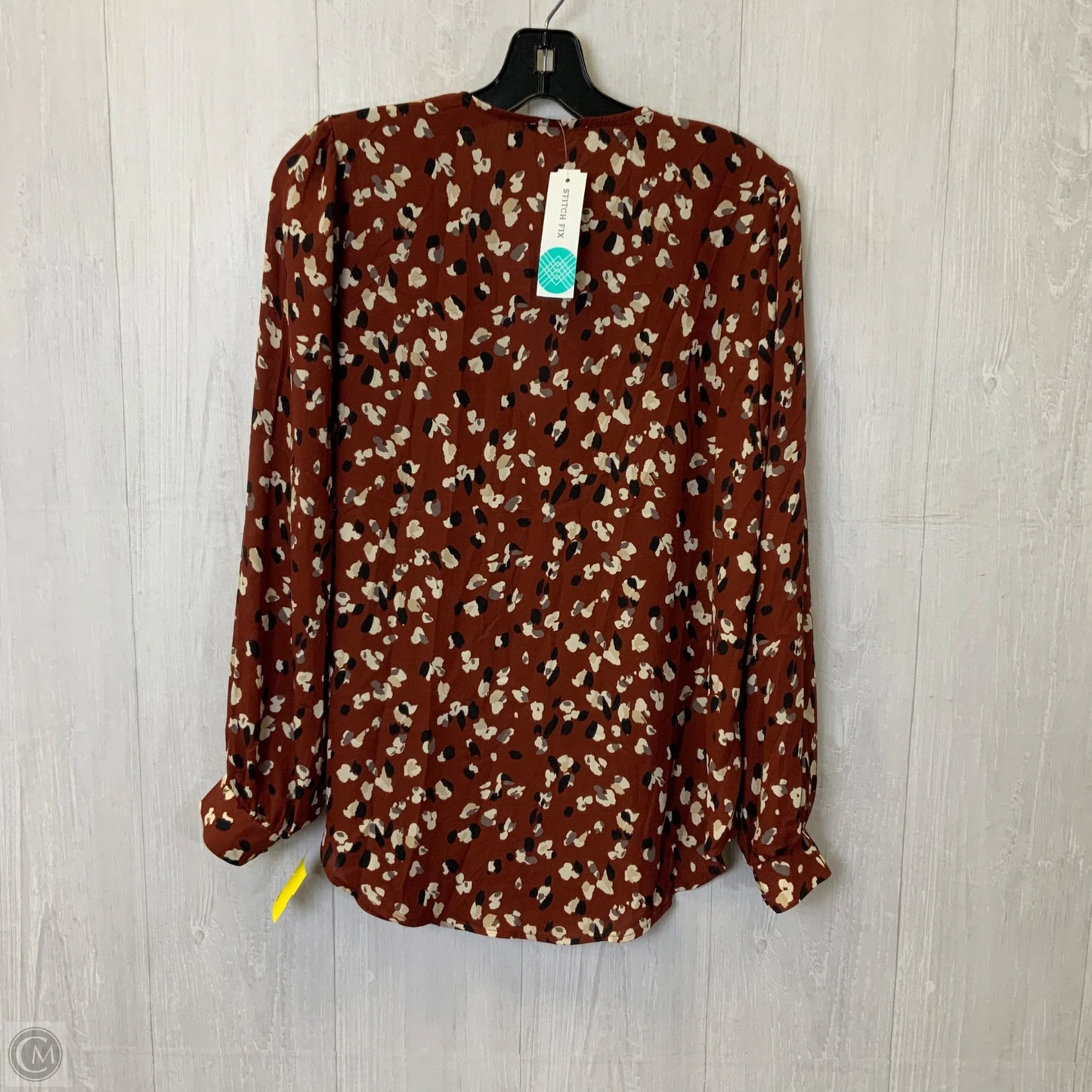 Top Long Sleeve By Lush In Floral Print, Size: M