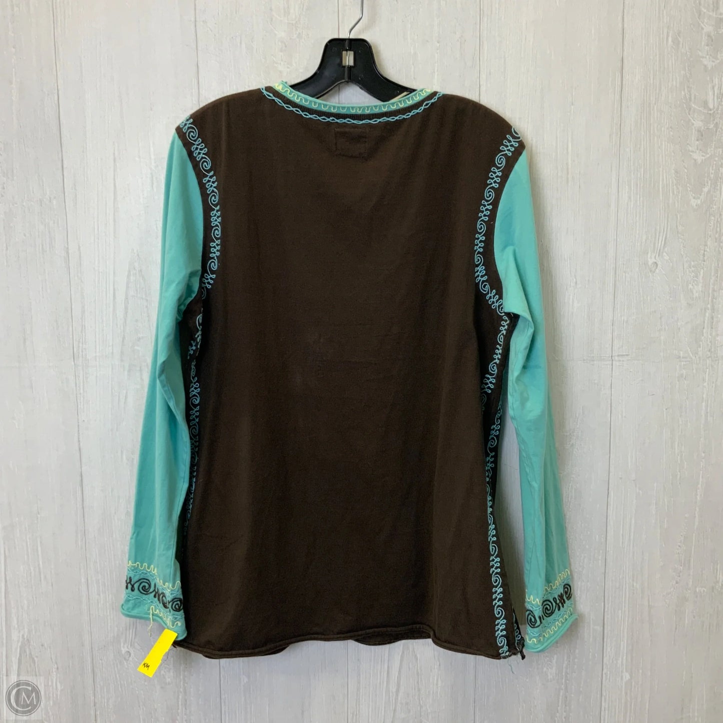 Top Long Sleeve By Double D Ranch In Multi-colored, Size: 2x