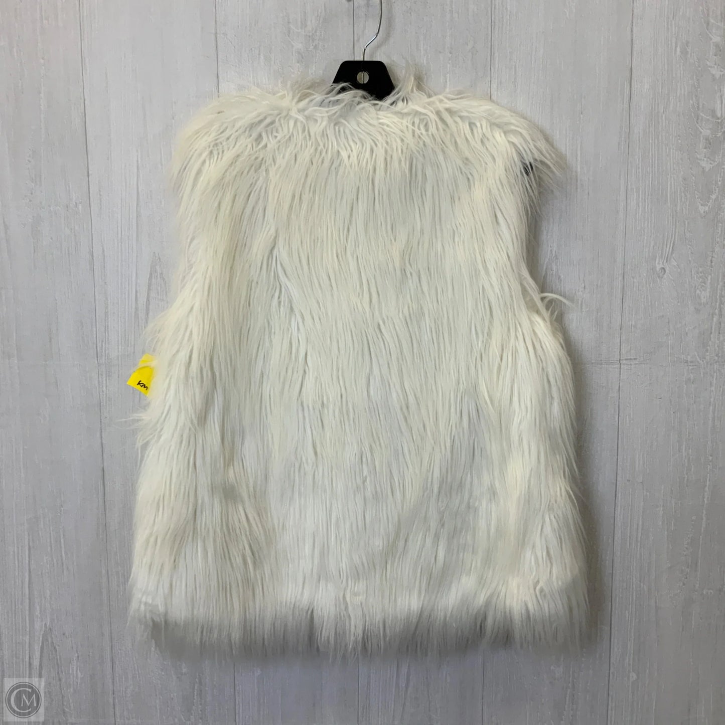 Vest Faux Fur & Sherpa By Milano In Cream, Size: L