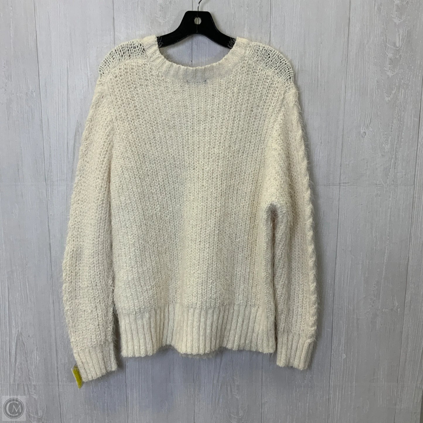 Sweater By Clothes Mentor In Cream, Size: Xxl